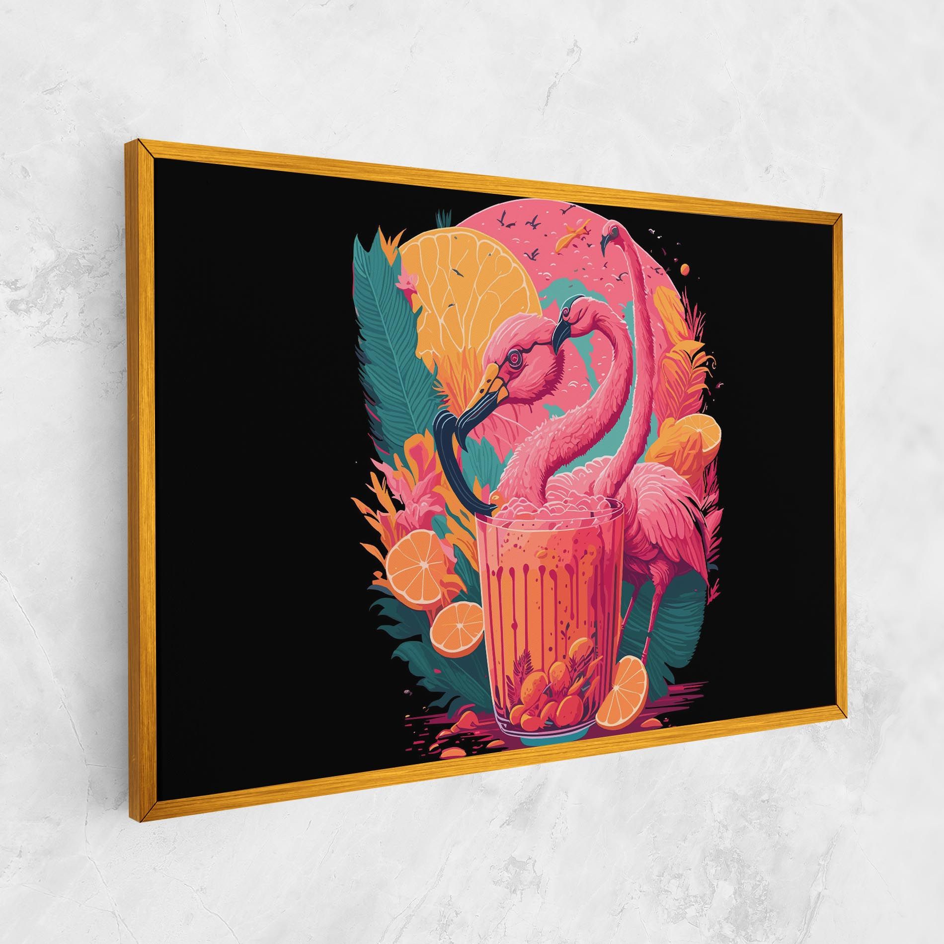 Pink Bird Drink mockup 1