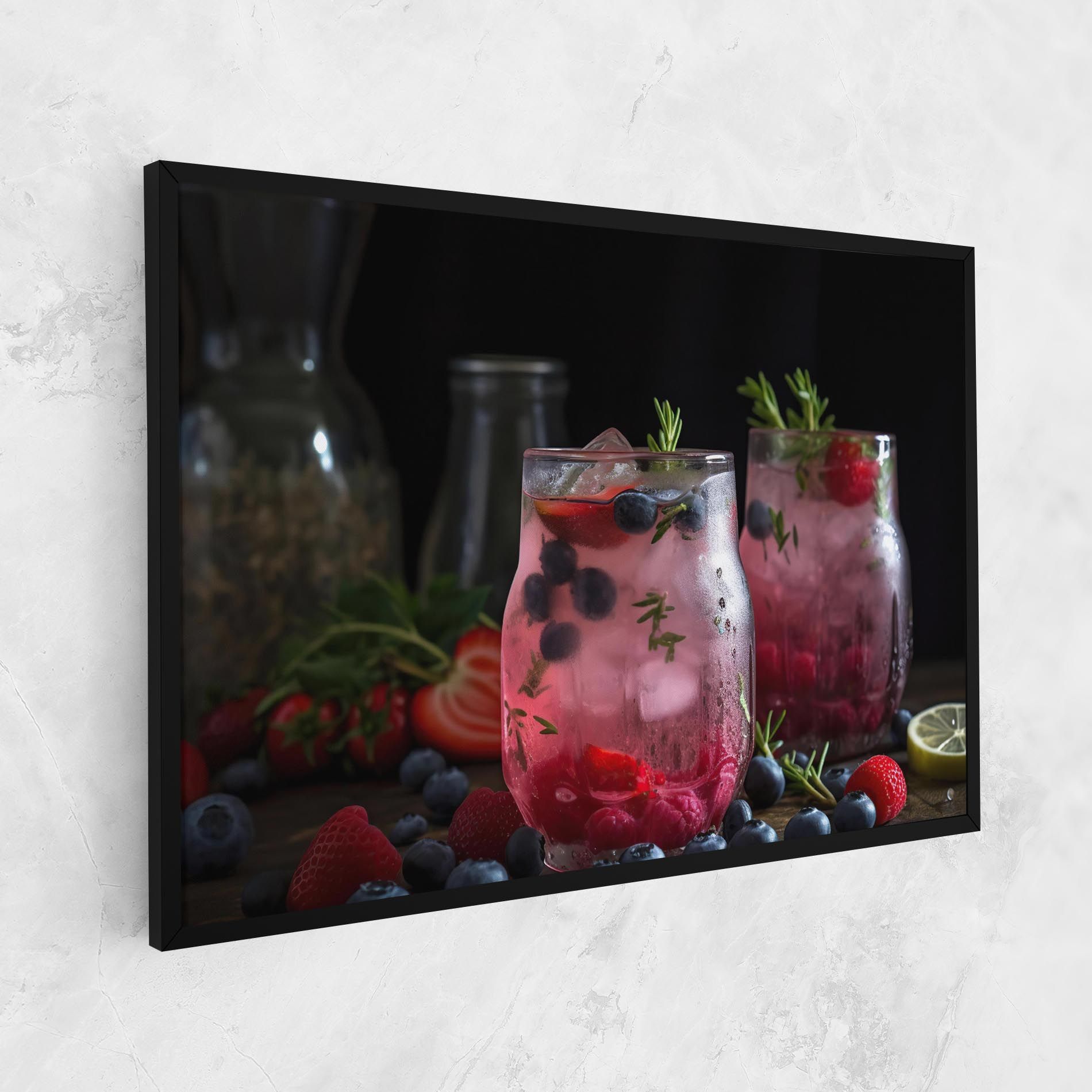 Berry Ice Drink mockup 1