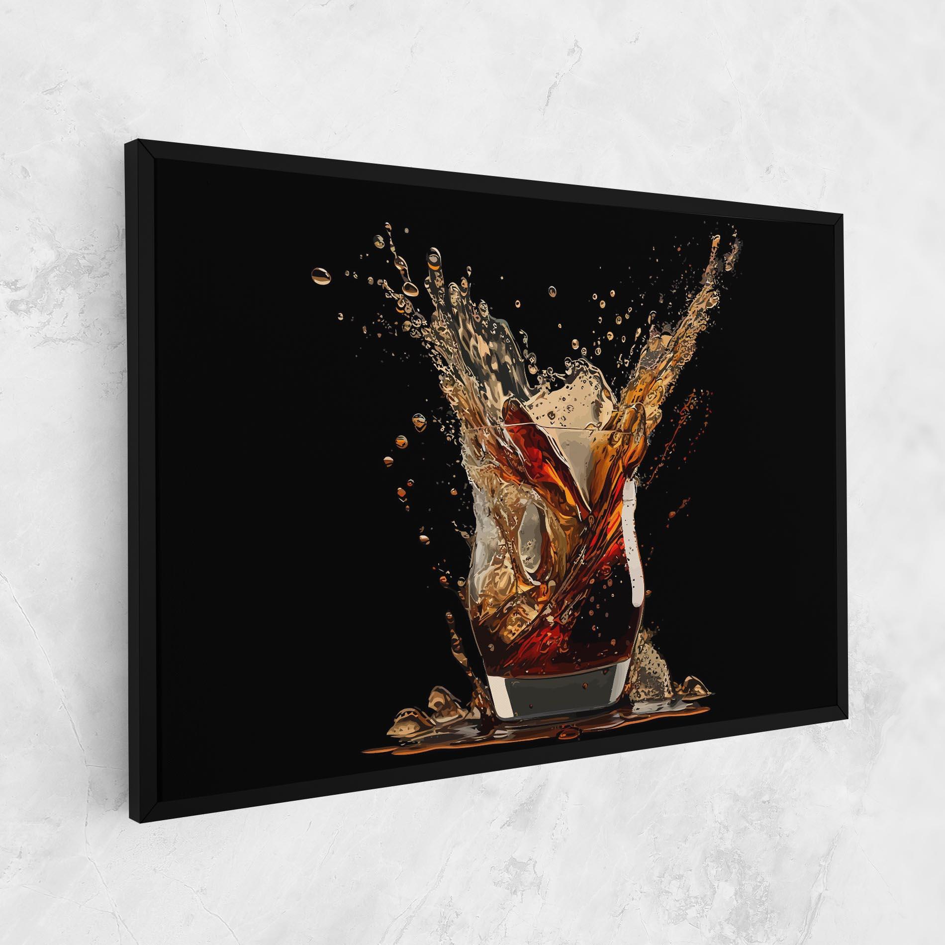 Vászonkép Cola Splash mockup 1