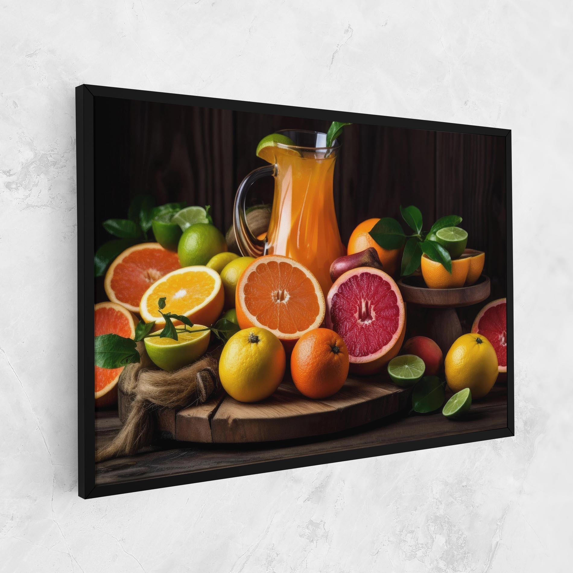 Vászonkép Glass Of Orange Juice mockup 1