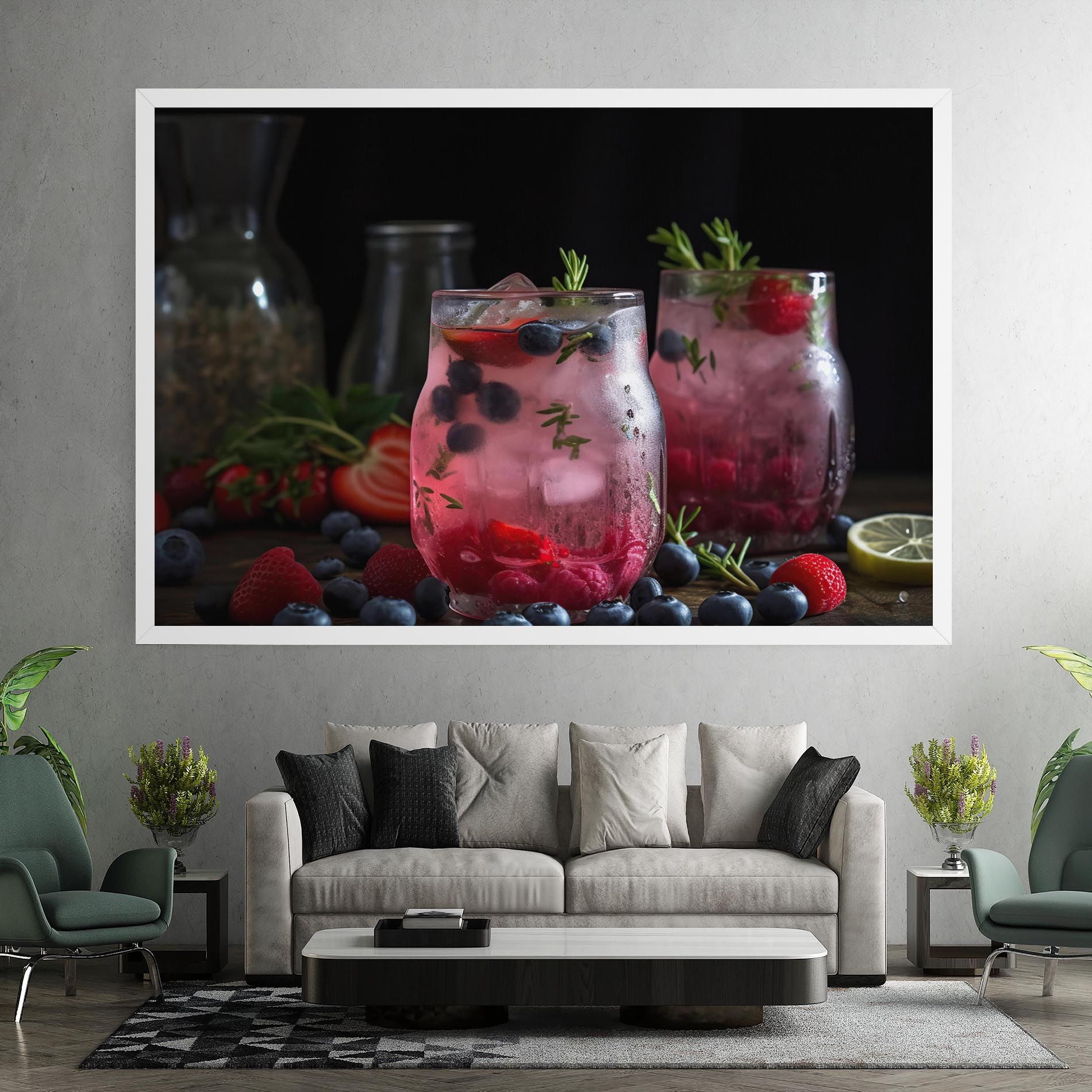 Berry Ice Drink mockup 7