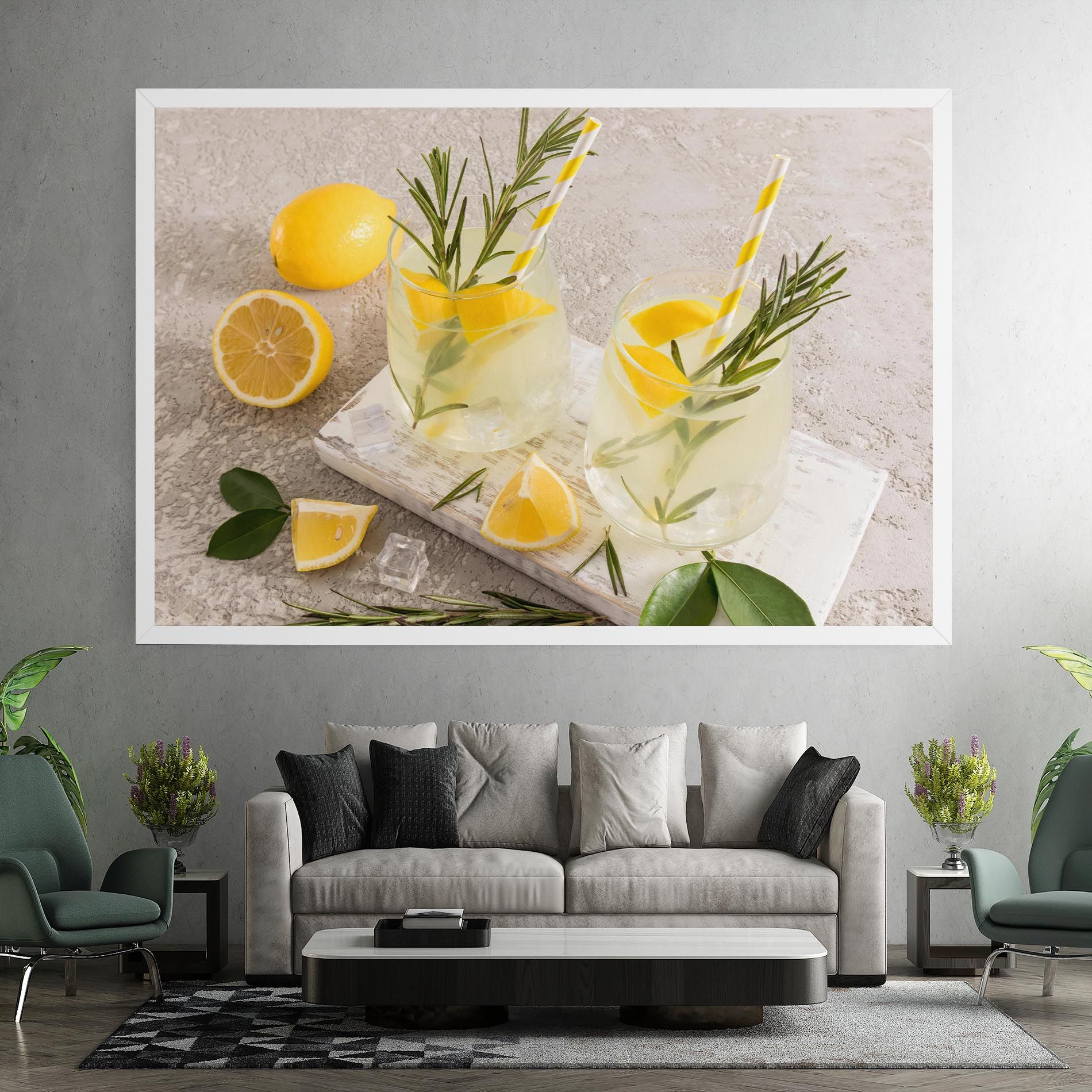 Homemade Rosemary Drink mockup 7