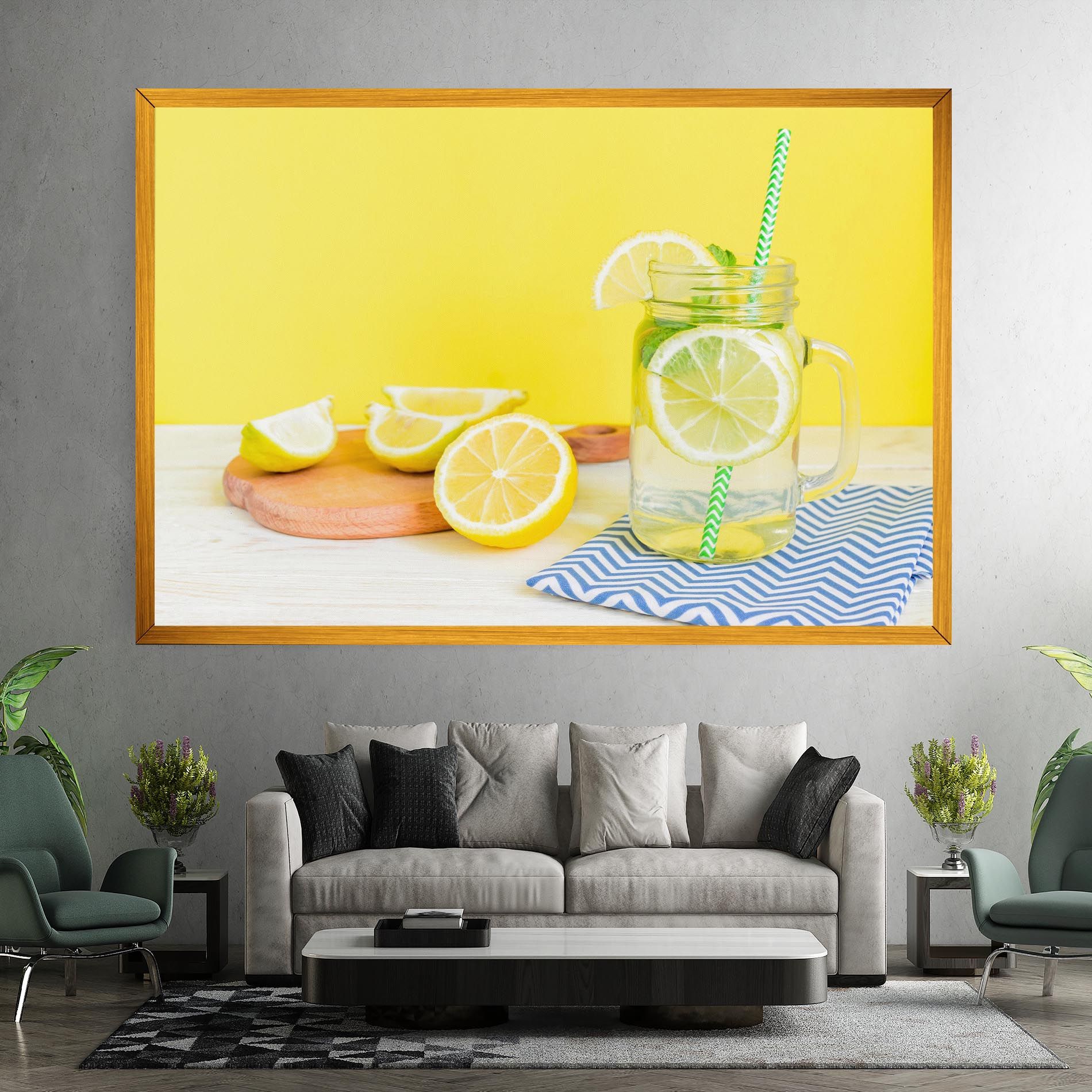 Citrus Lemonade Water mockup 7