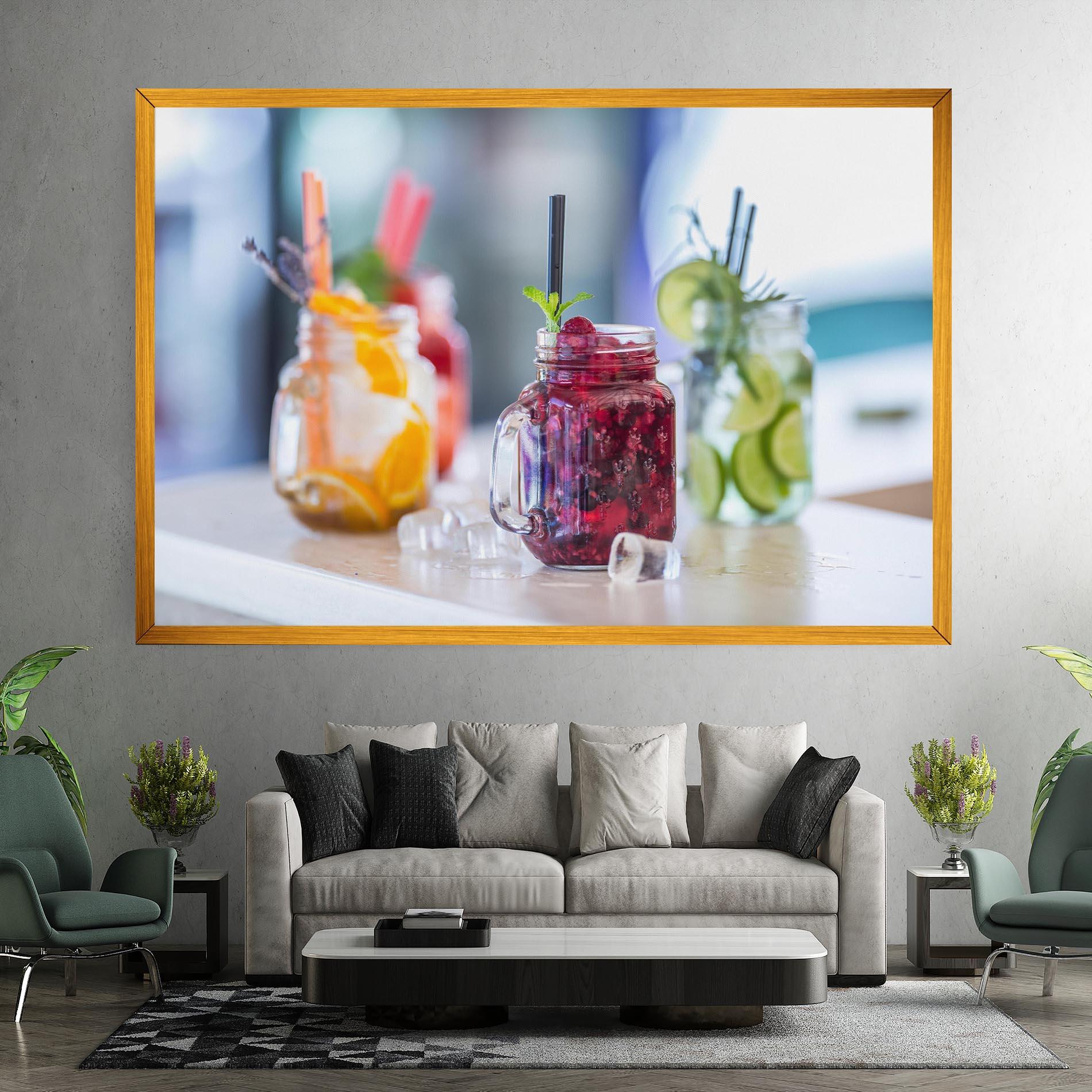 Vászonkép Orange Lime Lemonades mockup 7