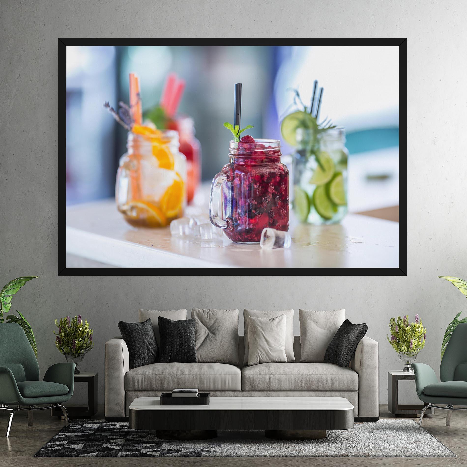 Vászonkép Orange Lime Lemonades mockup 7