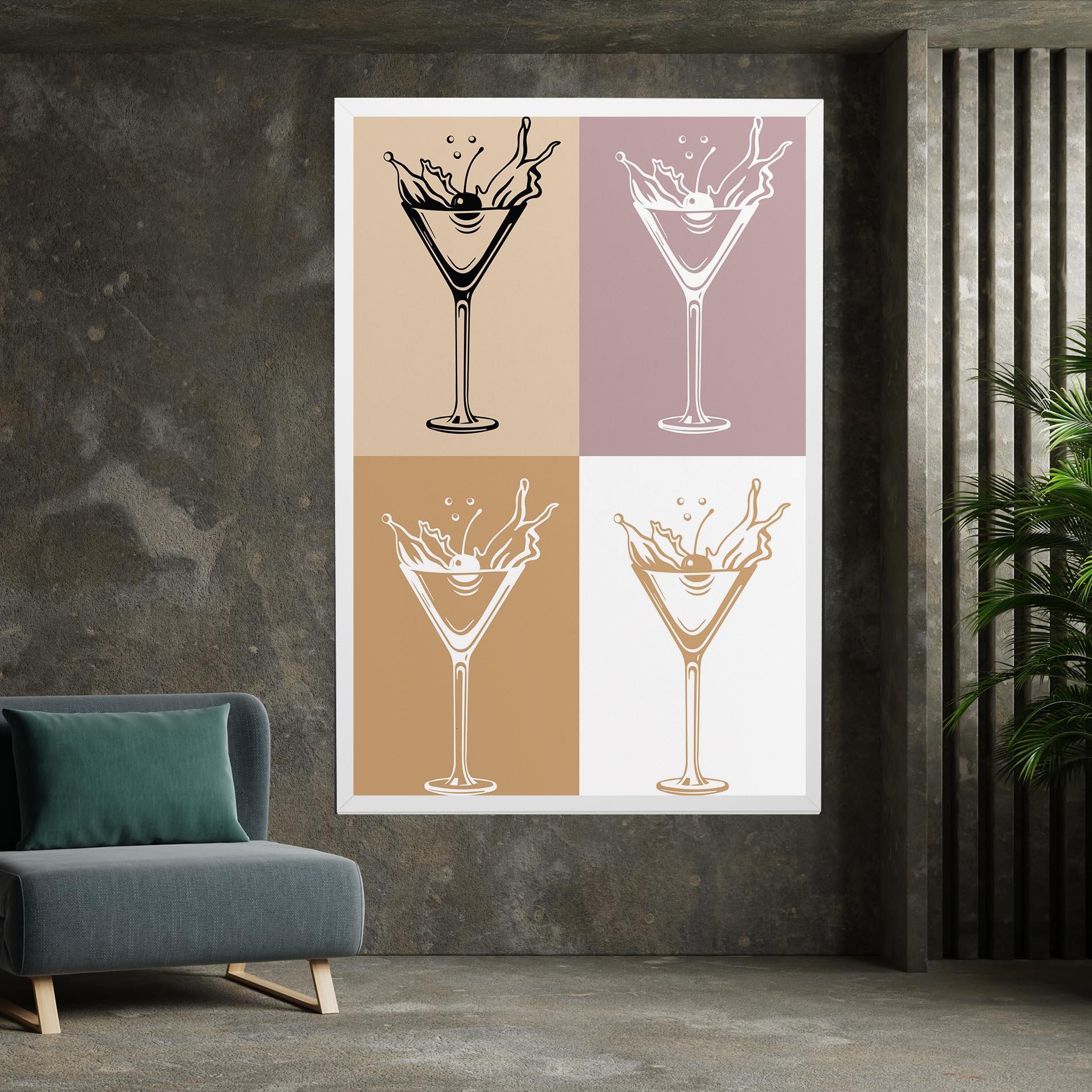 Vászonkép Drinks Mix mockup 7