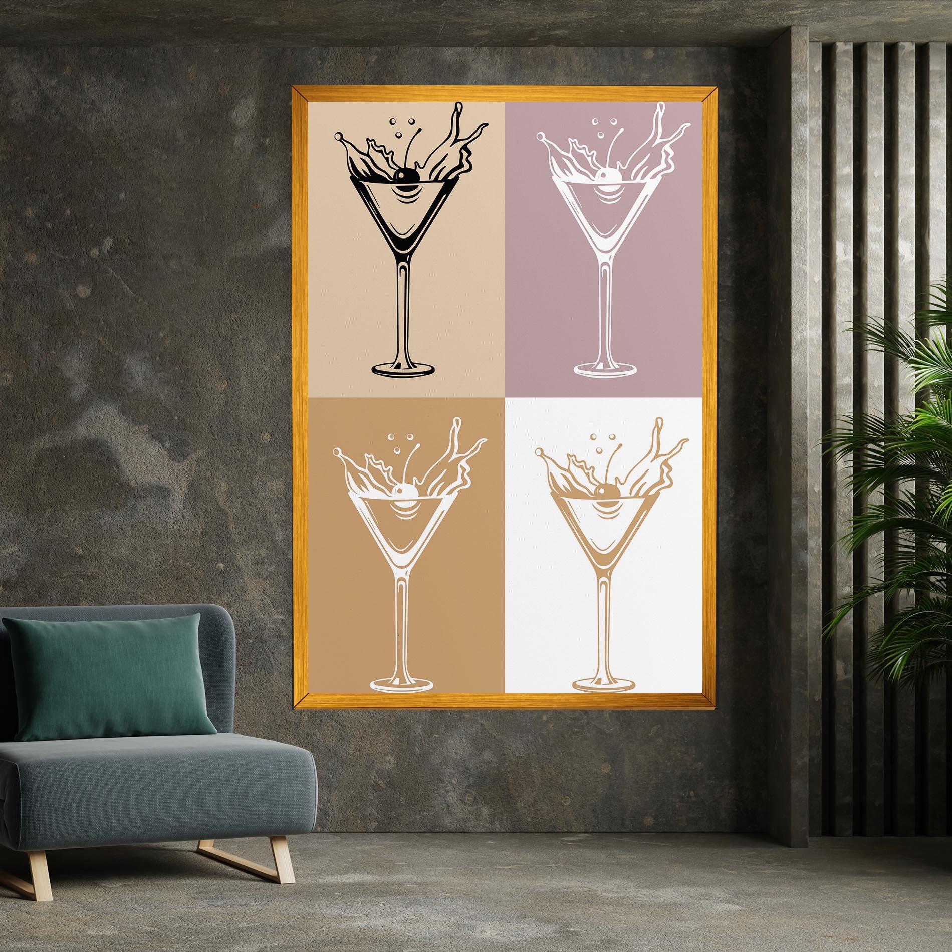 Vászonkép Drinks Mix mockup 7