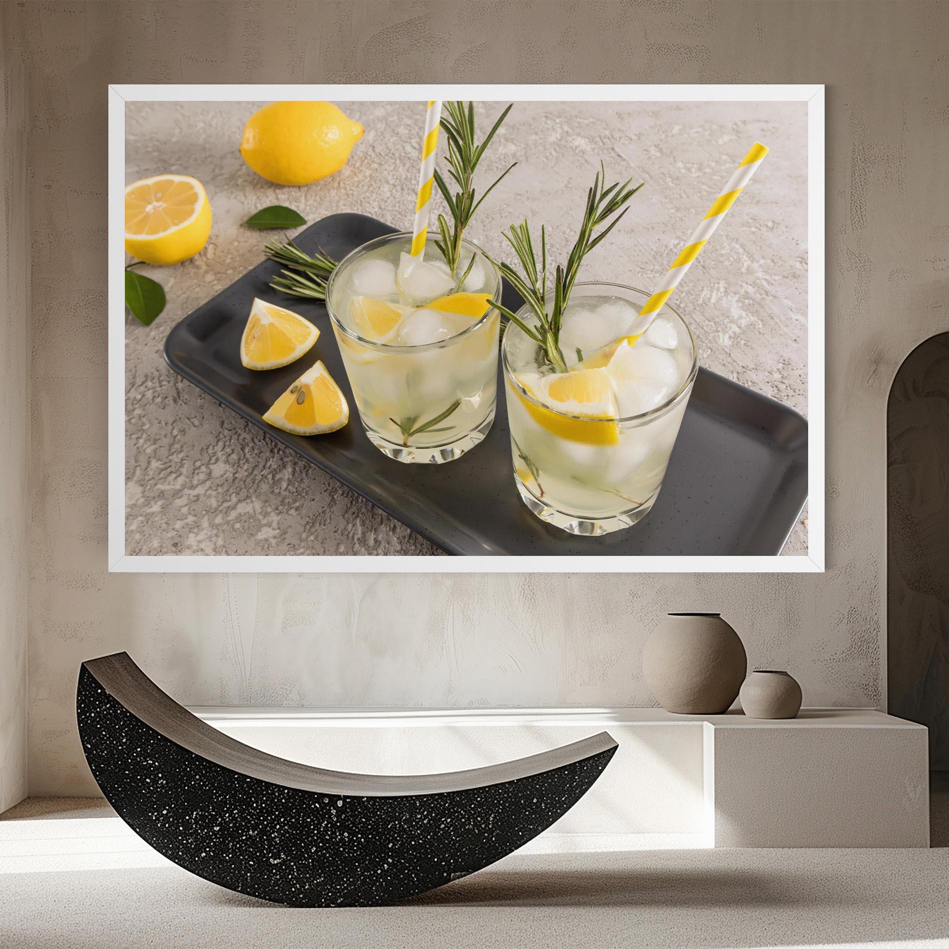 Vászonkép Fruit Vitamin Water mockup 8