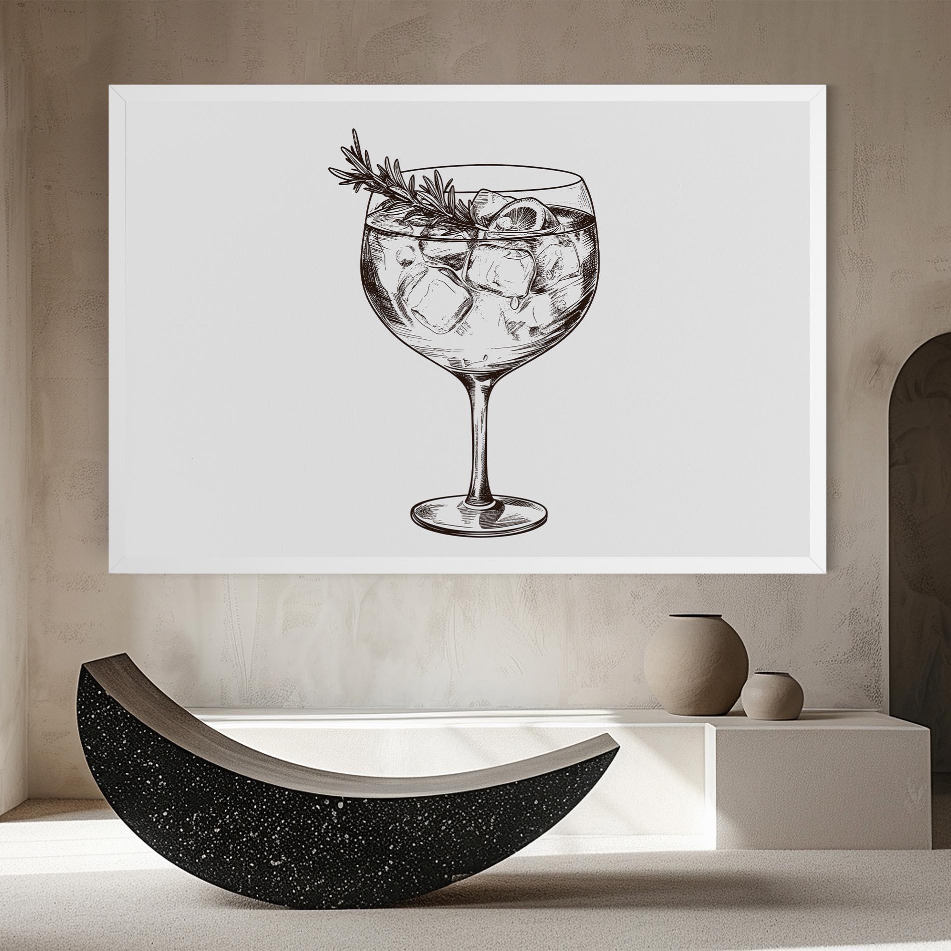 Vászonkép Gintonic mockup 8