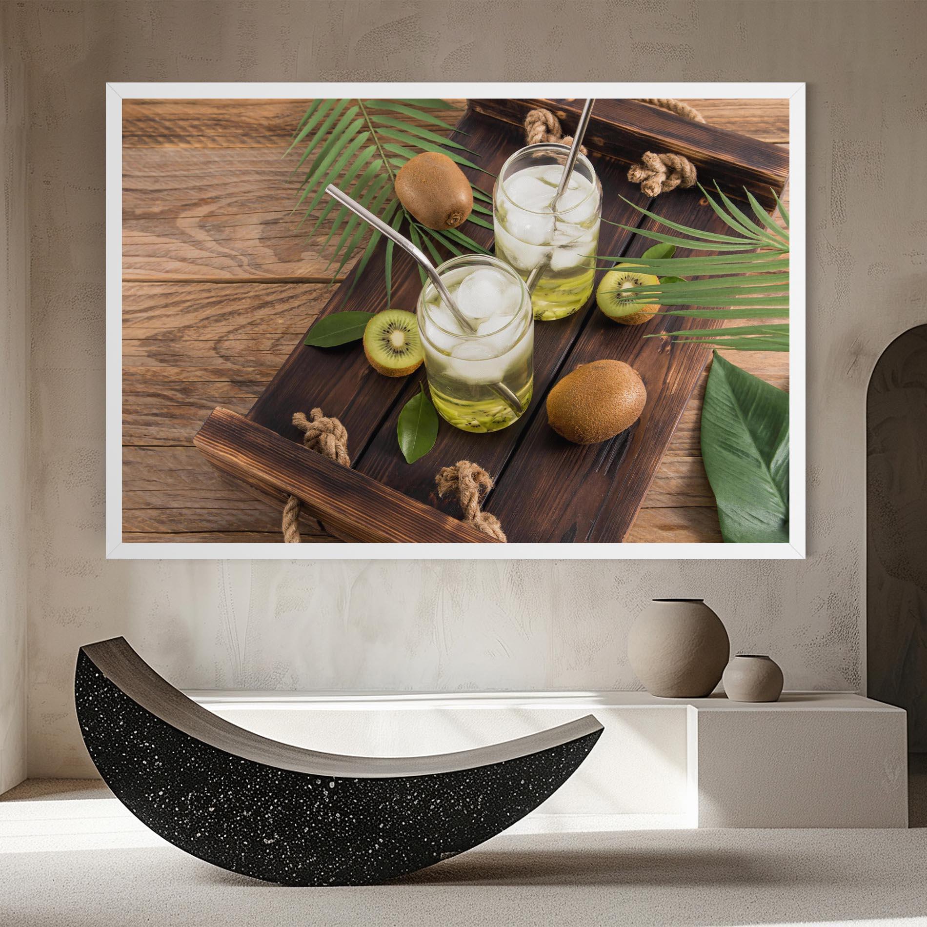 Vászonkép Kiwi Drinks mockup 8