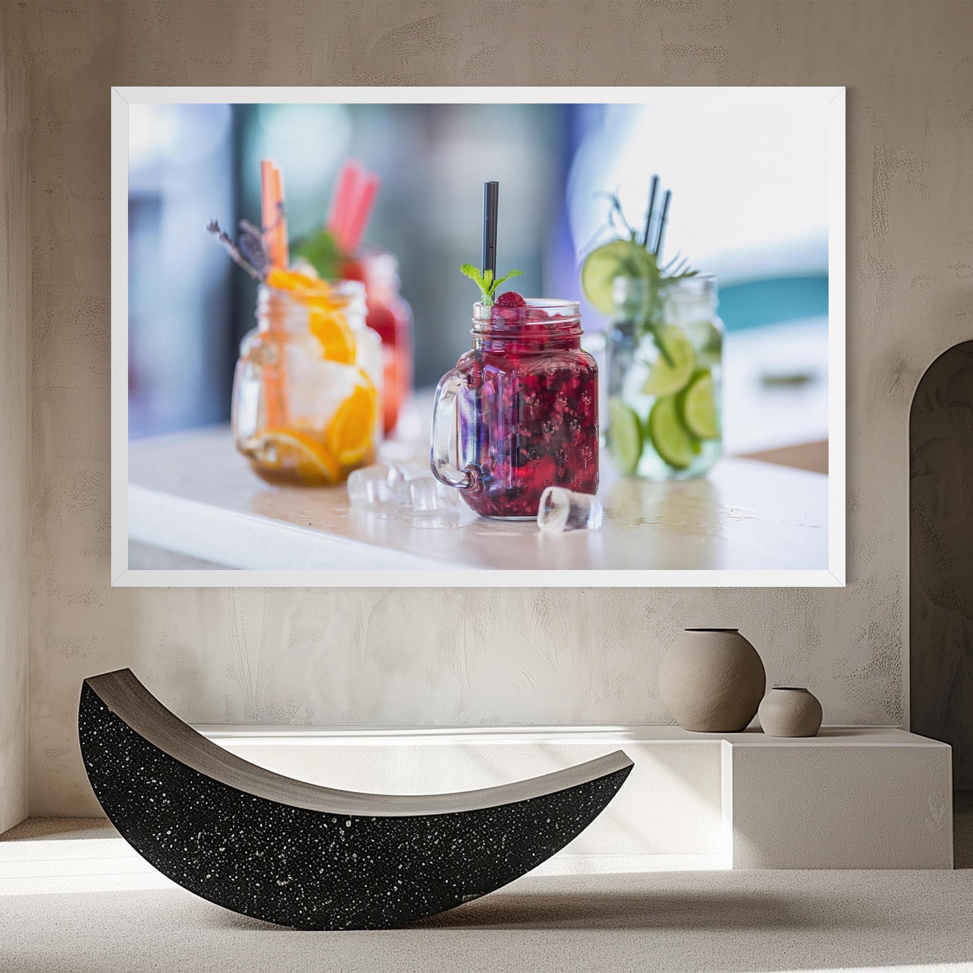 Vászonkép Orange Lime Lemonades mockup 8