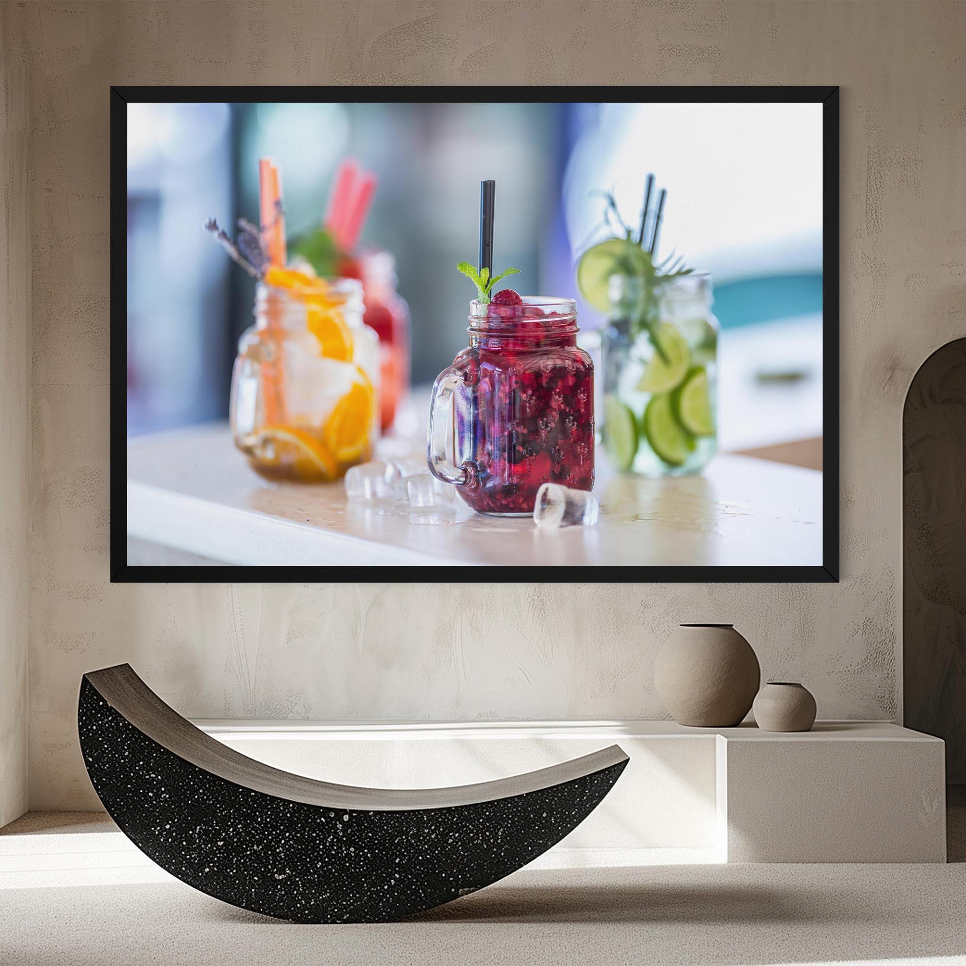 Vászonkép Orange Lime Lemonades mockup 8