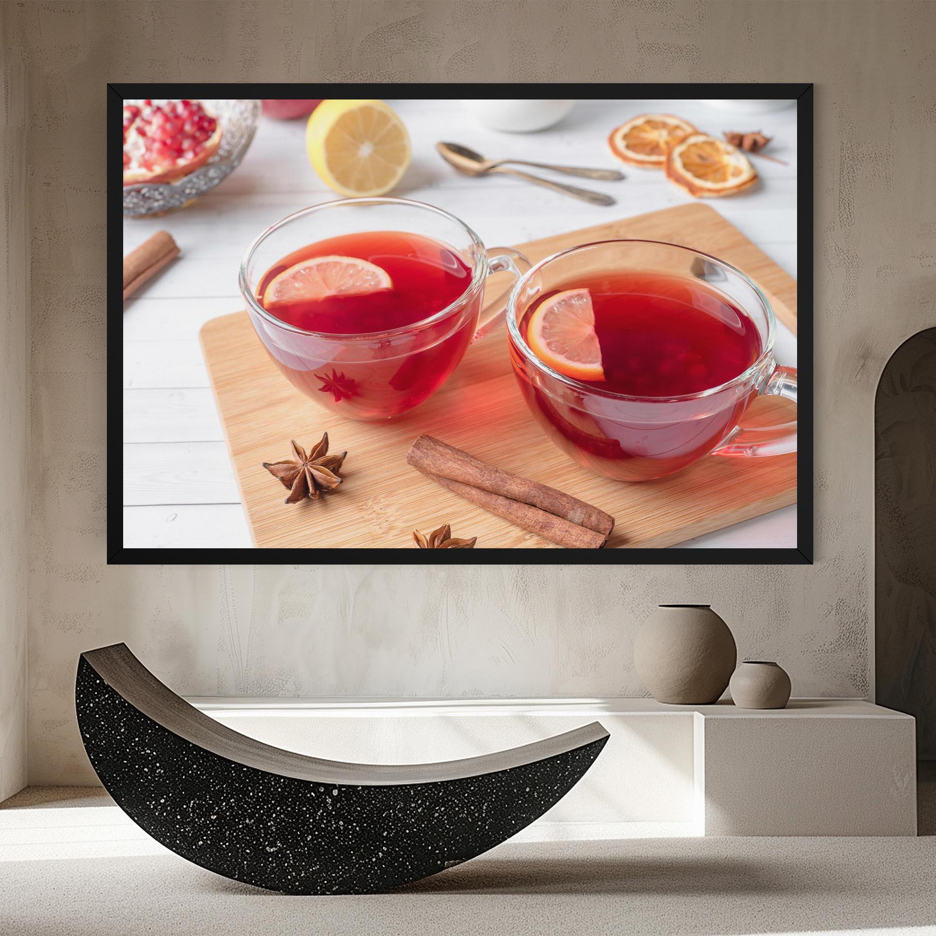 Vászonkép Pomegranate Lemon mockup 8