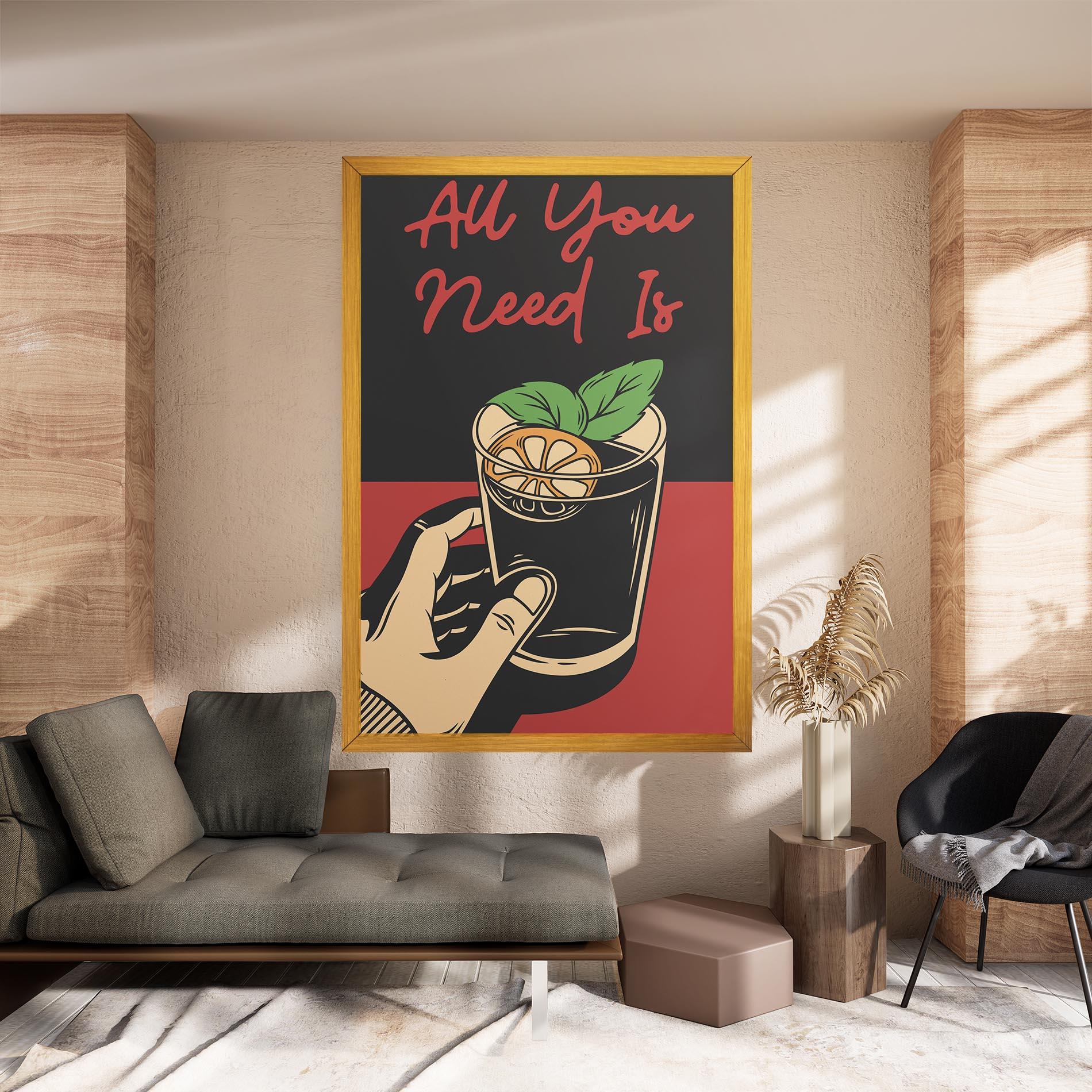 Vászonkép All U Need mockup 8