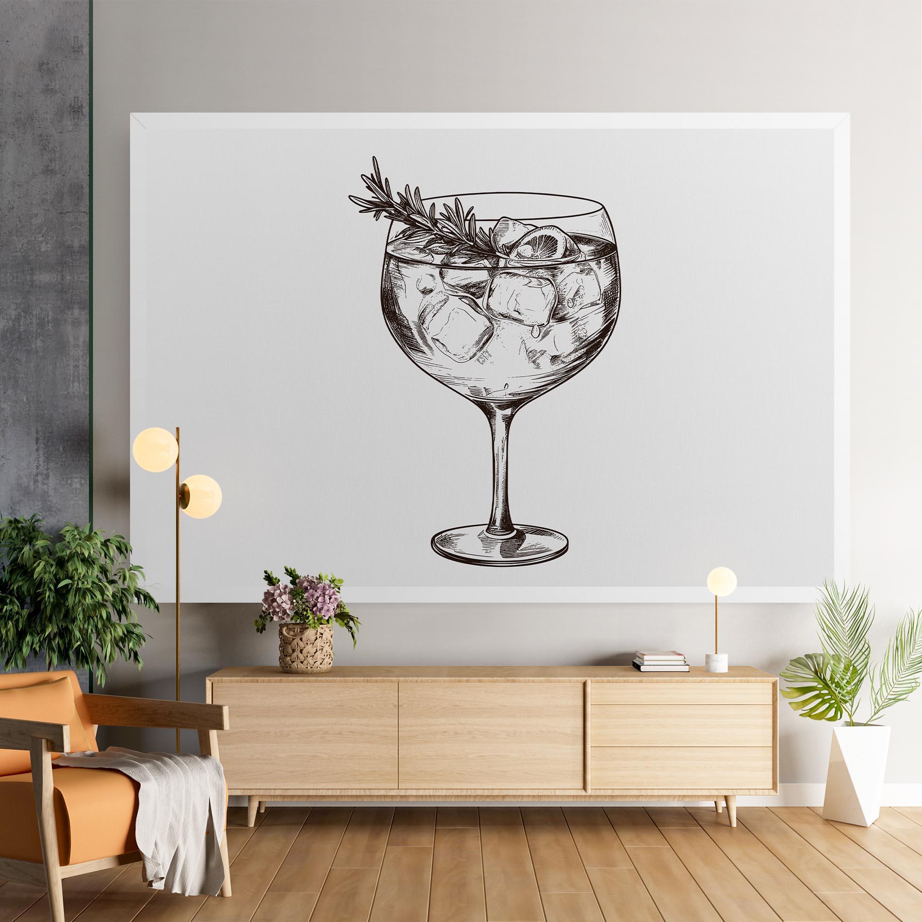 Vászonkép Gintonic mockup 9