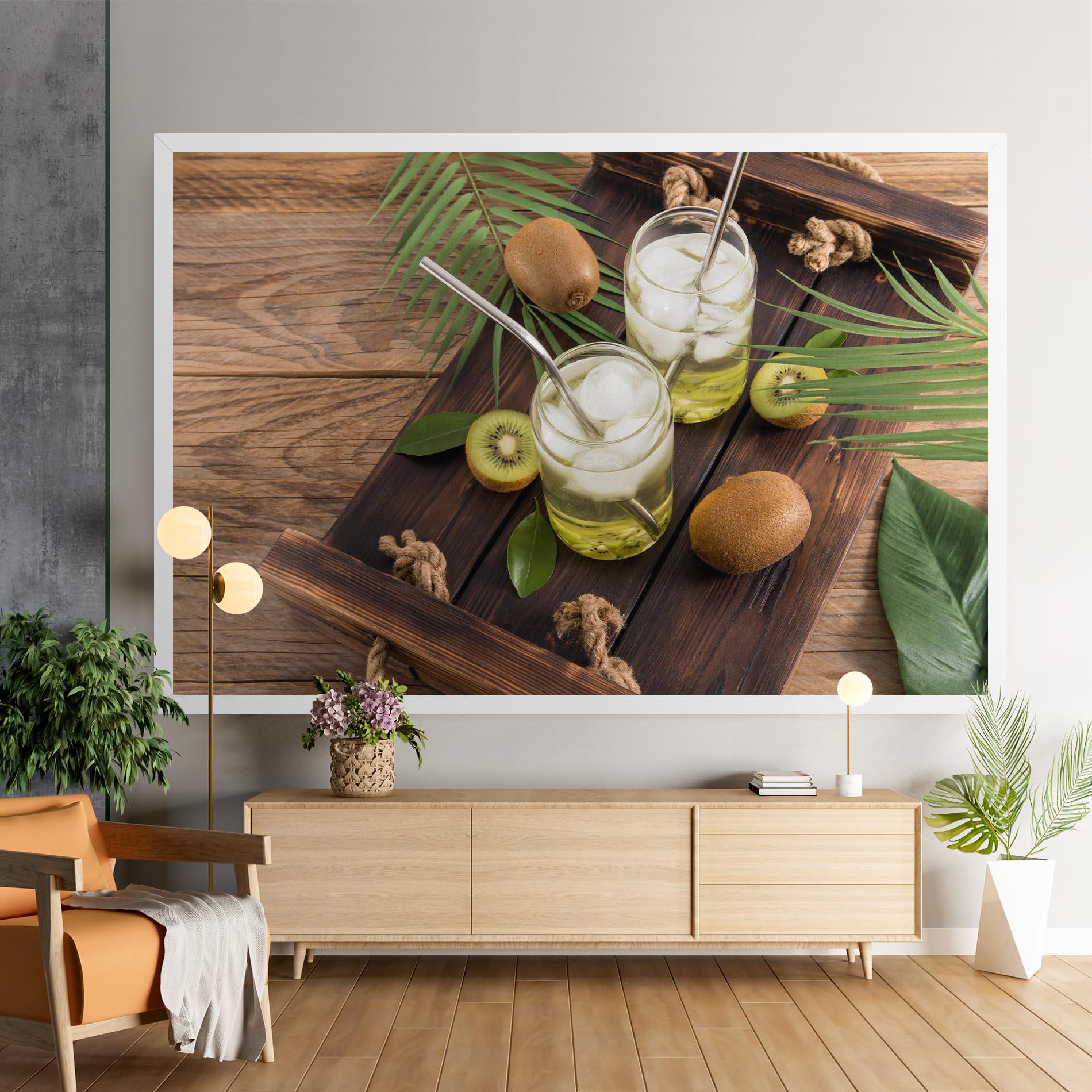 Vászonkép Kiwi Drinks mockup 9