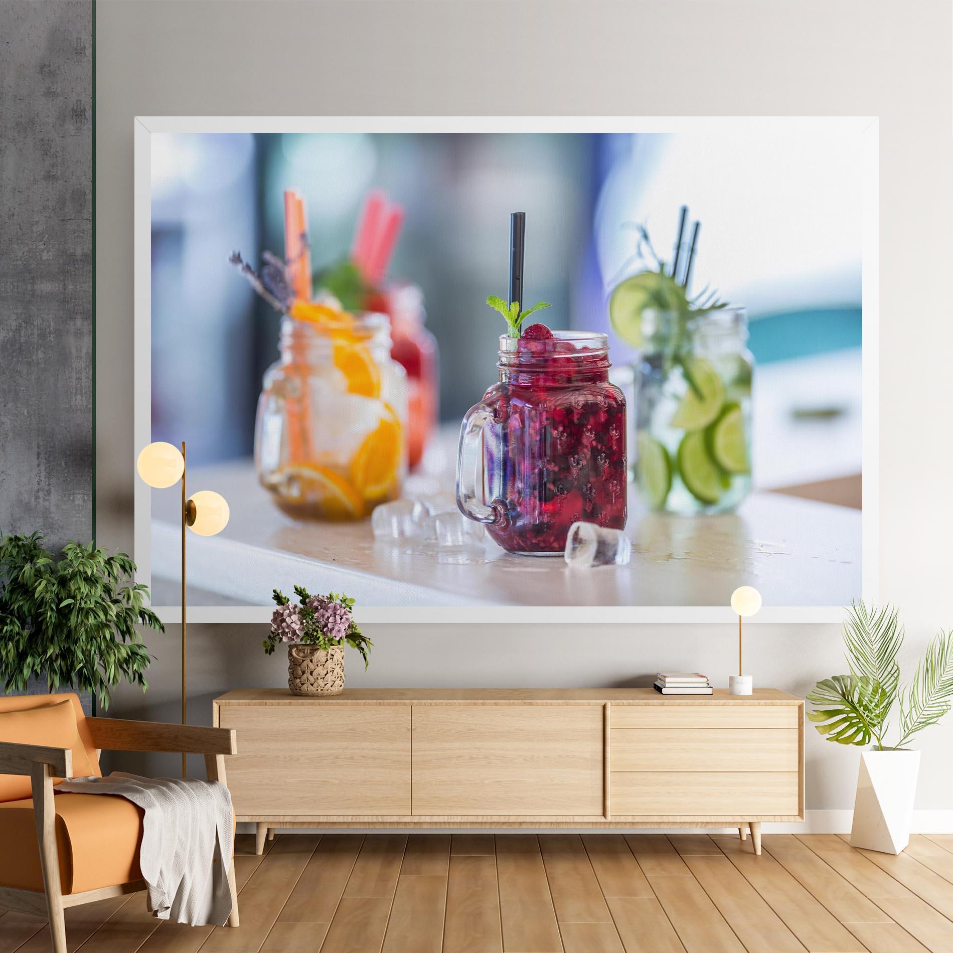 Vászonkép Orange Lime Lemonades mockup 9