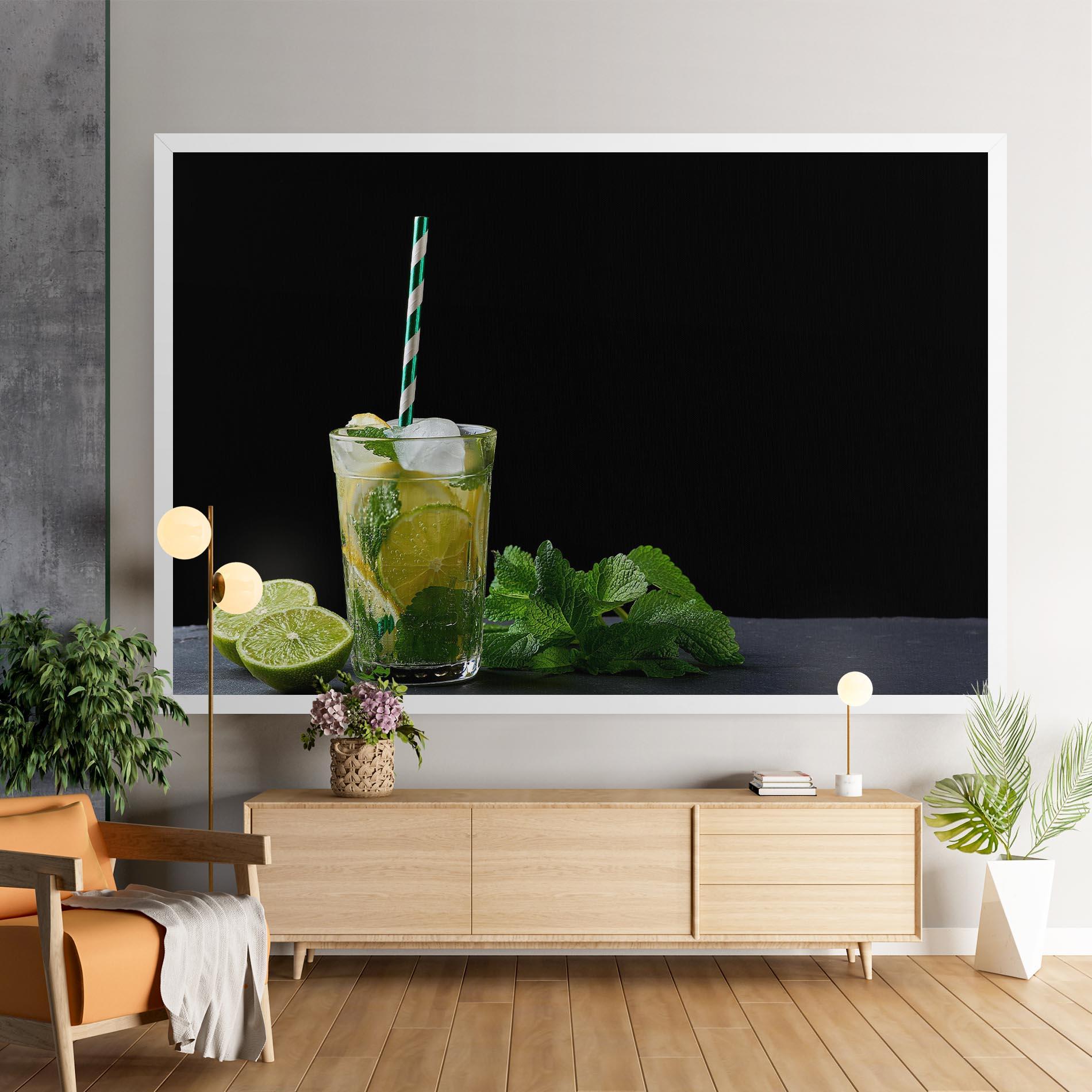 Vászonkép Refreshing Drink mockup 9