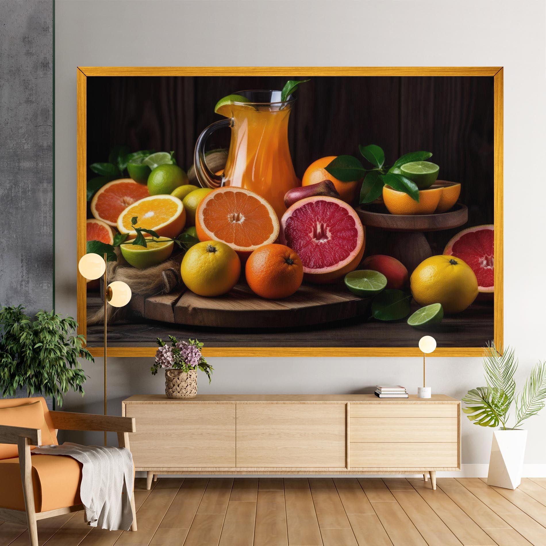 Glass Of Orange Juice mockup 9