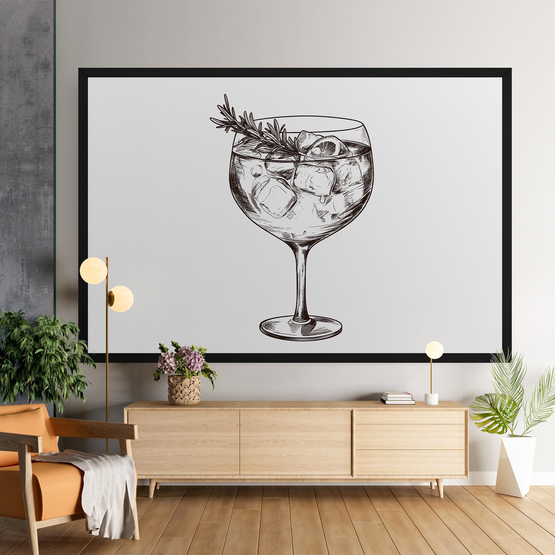 Vászonkép Gintonic mockup 9
