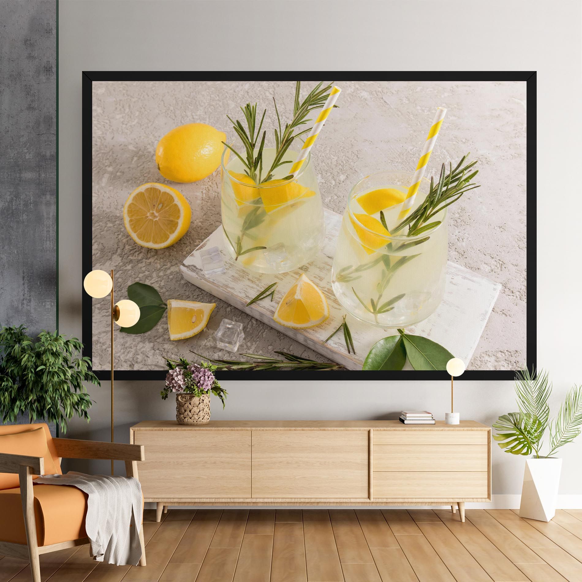 Homemade Rosemary Drink mockup 9