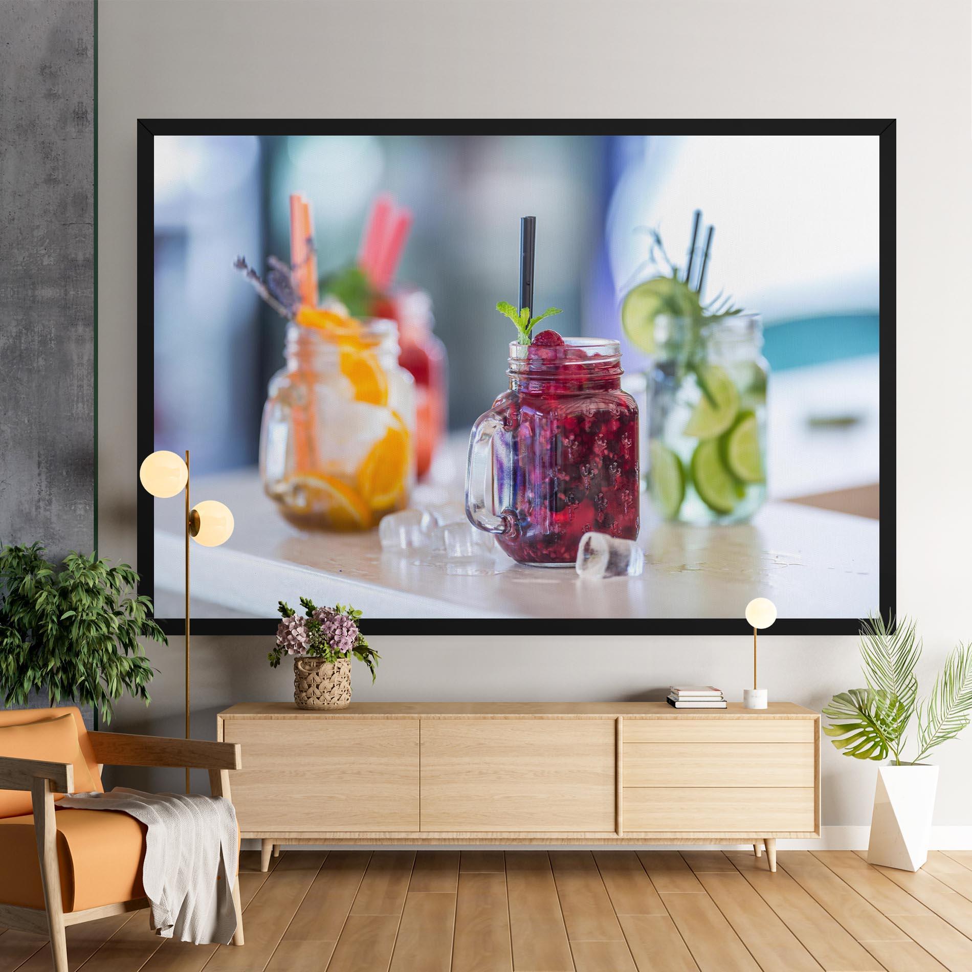 Vászonkép Orange Lime Lemonades mockup 9