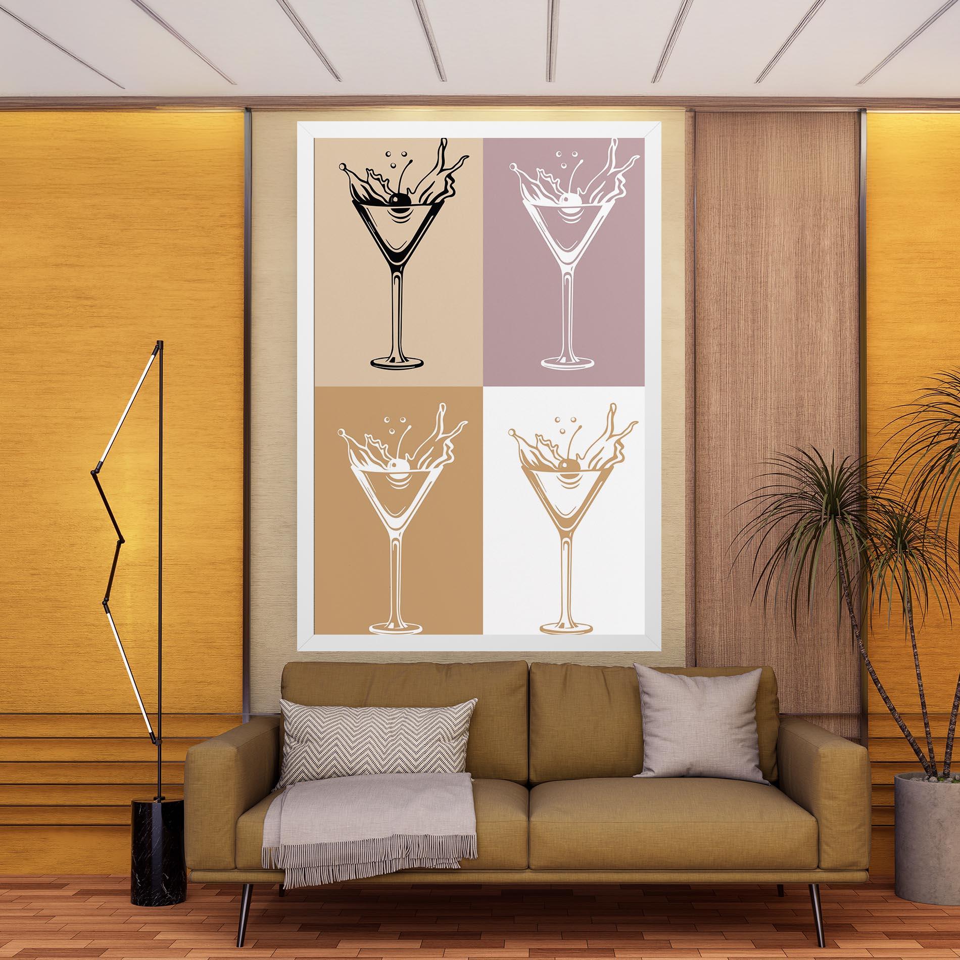 Vászonkép Drinks Mix mockup 9