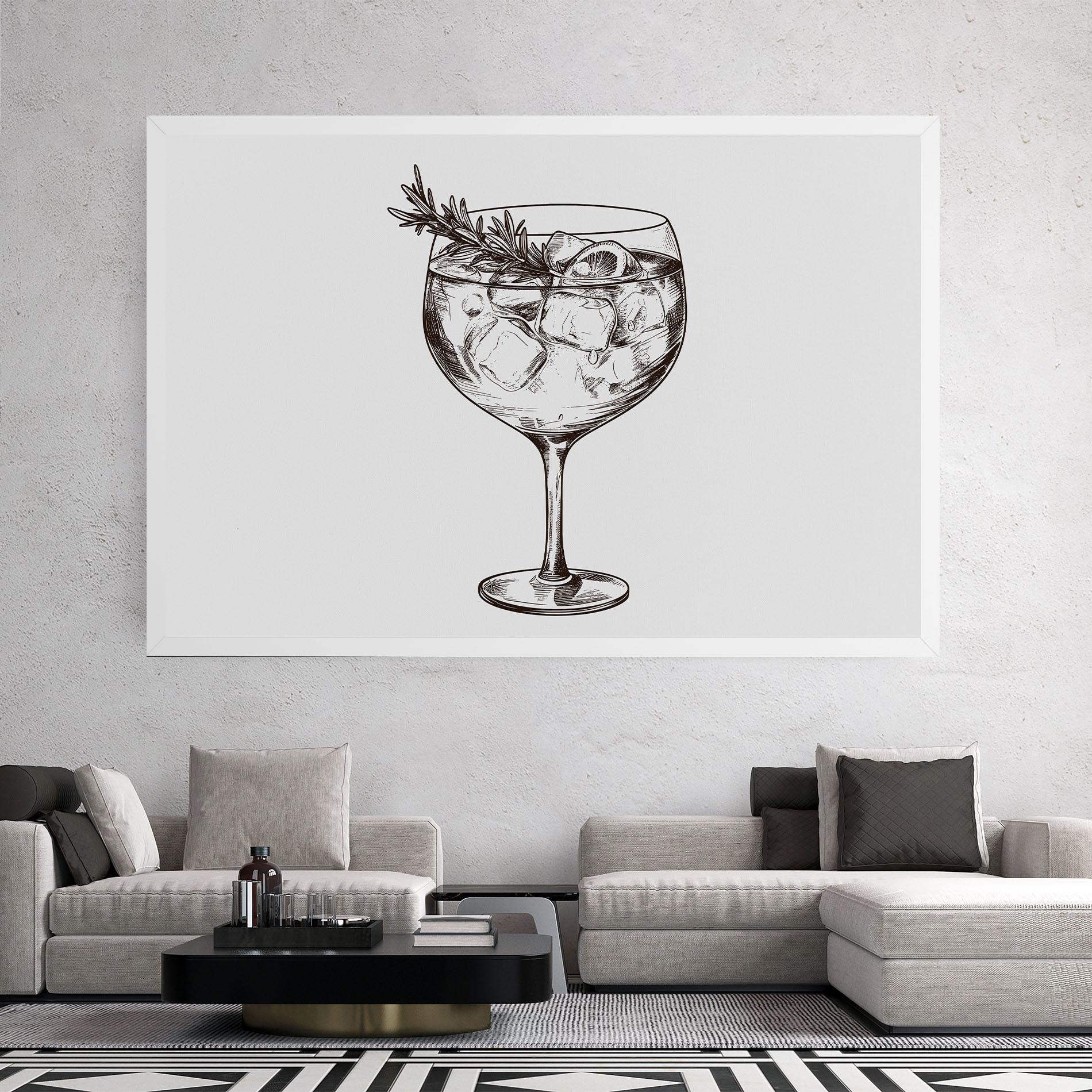 Vászonkép Gintonic mockup 2