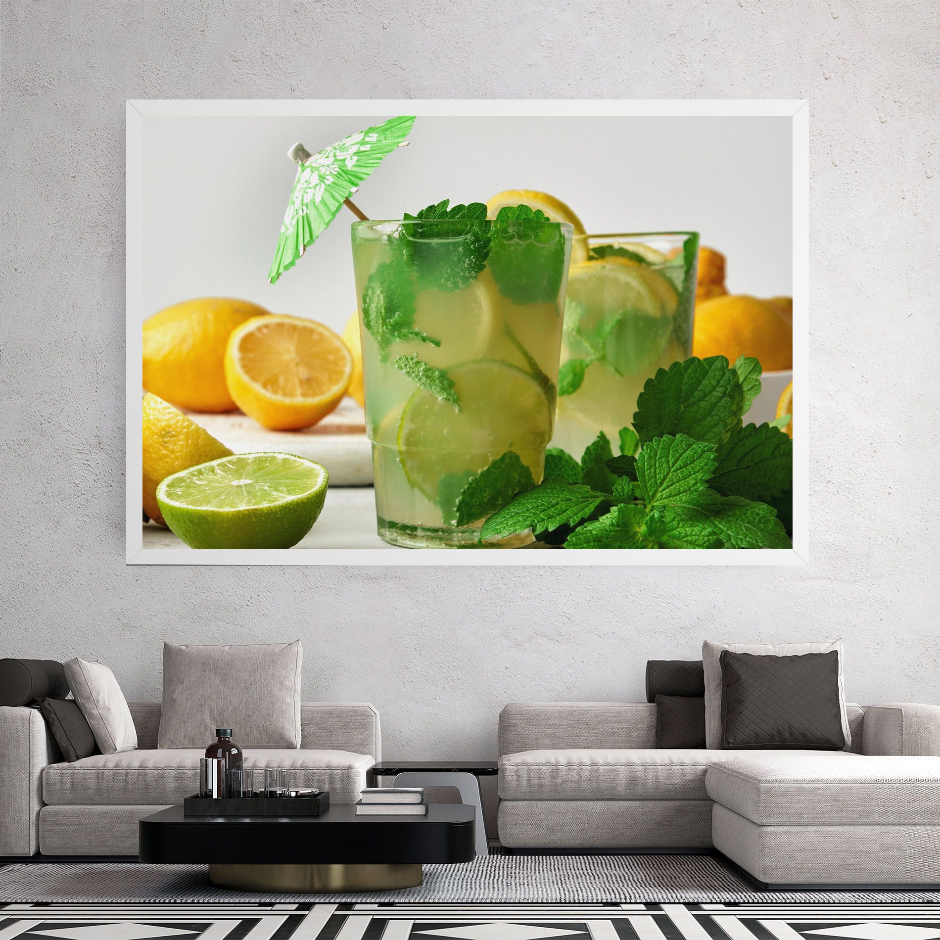 Mint Leaves Lemonade mockup 2
