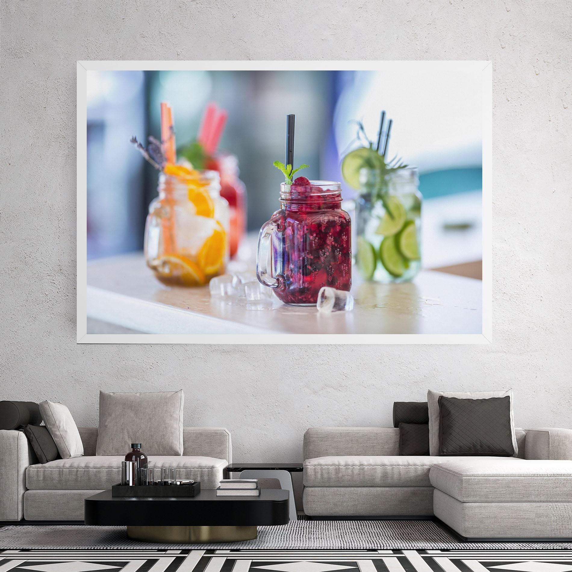 Vászonkép Orange Lime Lemonades mockup 2