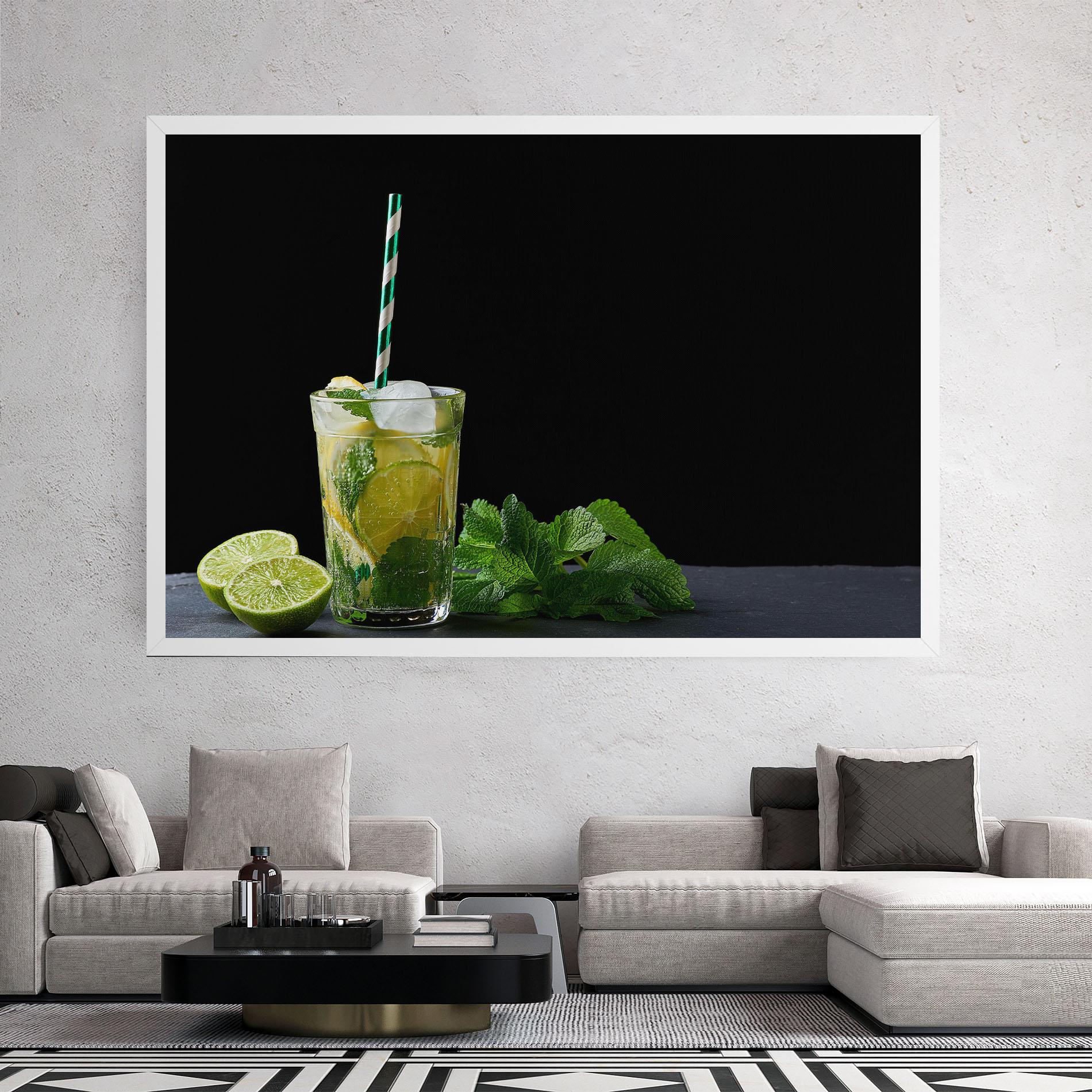 Vászonkép Refreshing Drink mockup 2