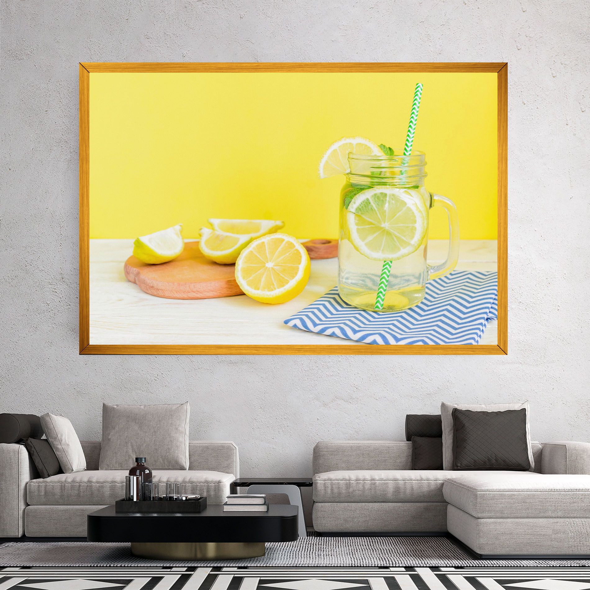Citrus Lemonade Water mockup 2
