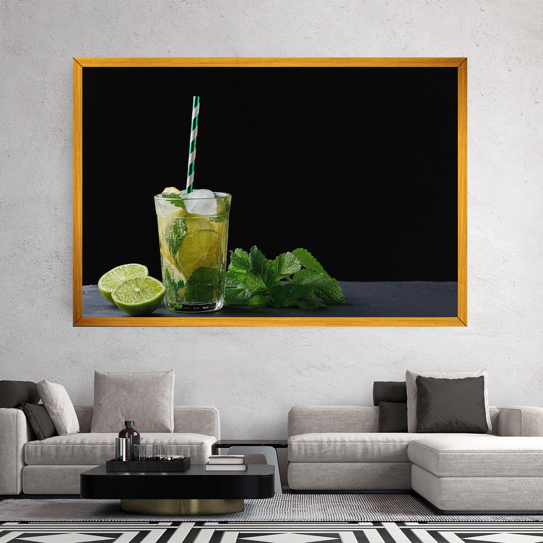 Vászonkép Refreshing Drink mockup 2