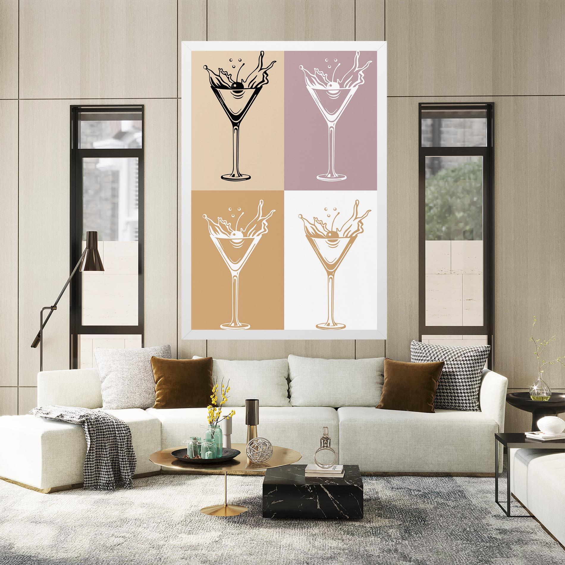 Vászonkép Drinks Mix mockup 2