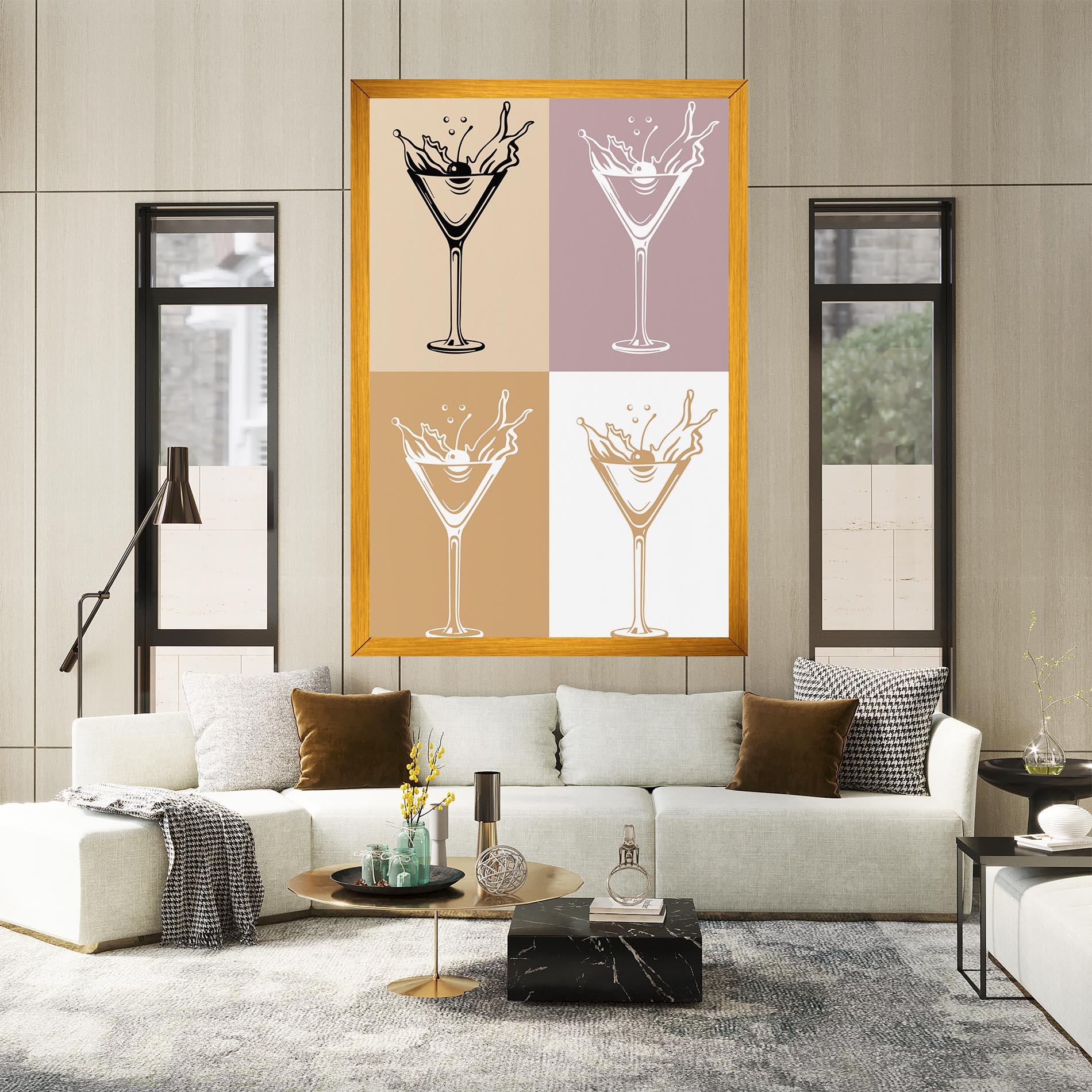 Vászonkép Drinks Mix mockup 2