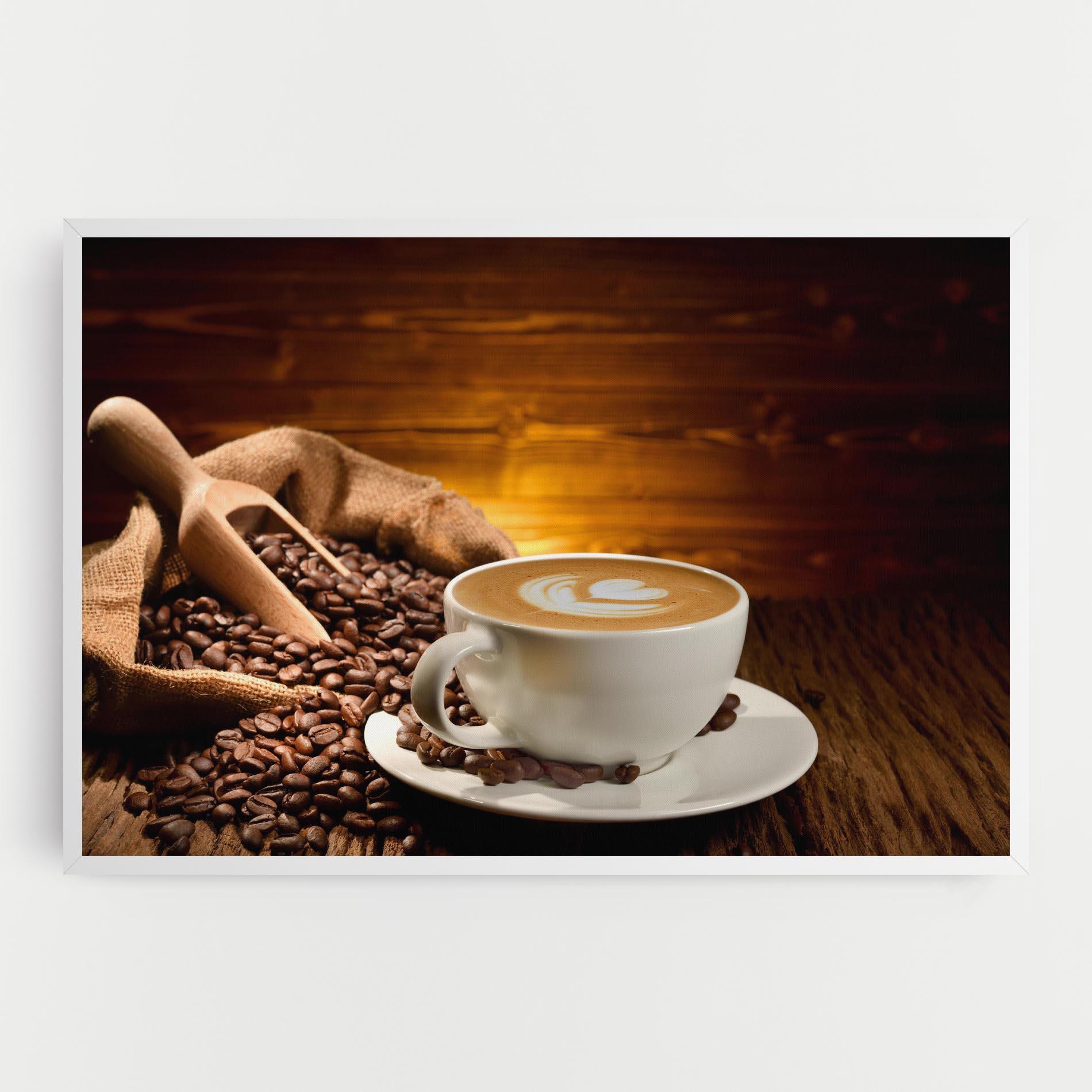 Vászonkép Latte Coffee mockup 0