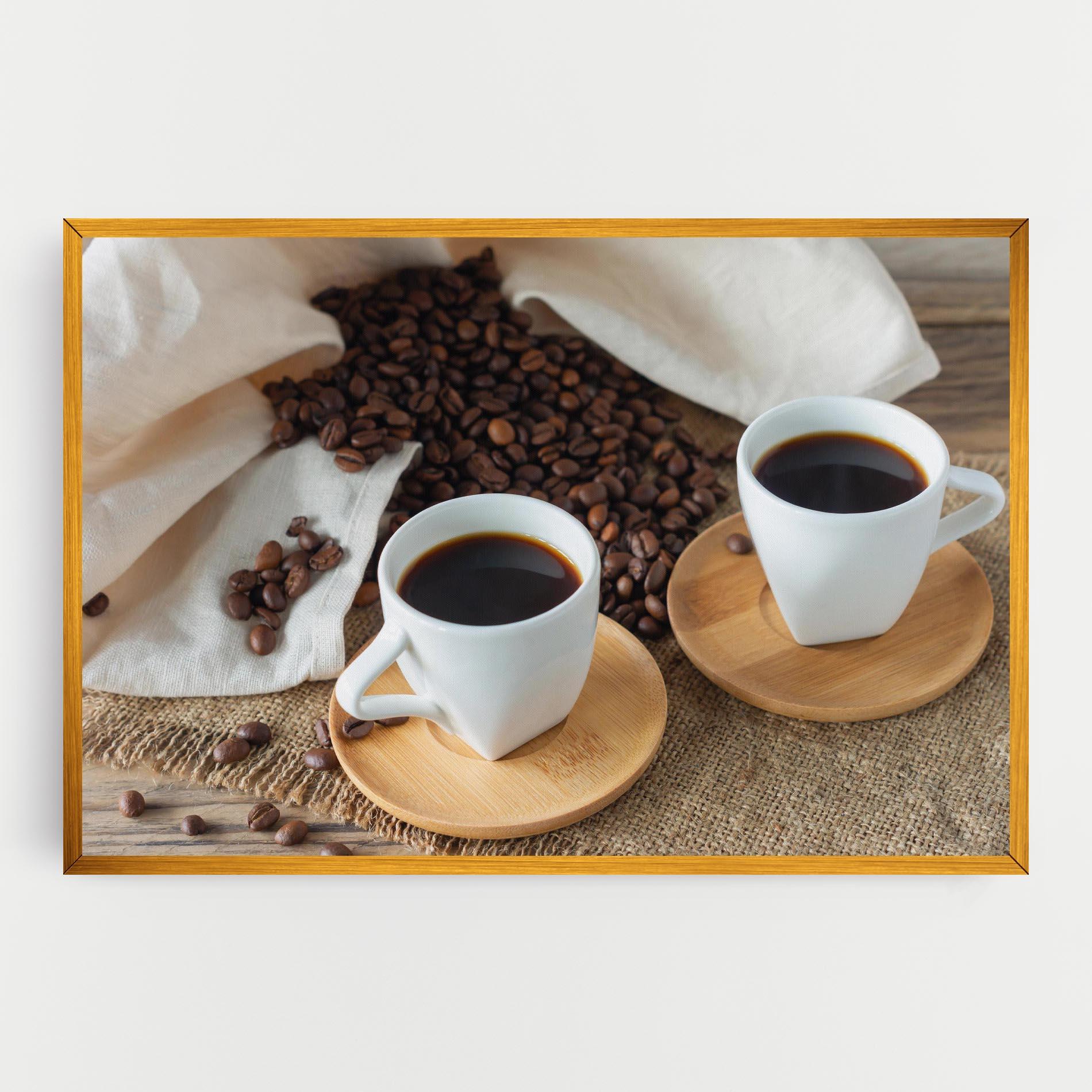 Vászonkép Fresh Espresso mockup 0