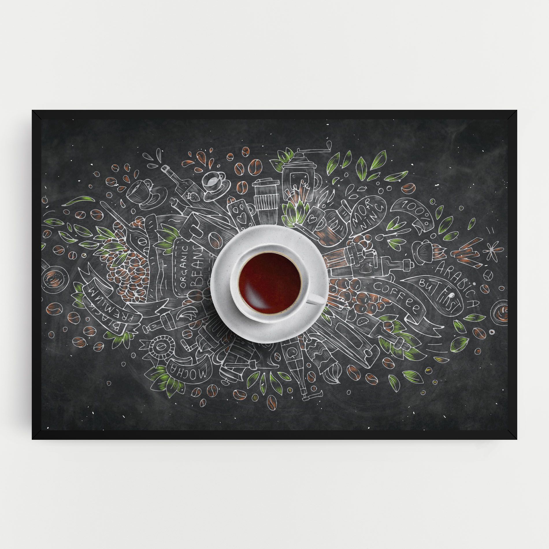 Black Board Coffee mockup 0