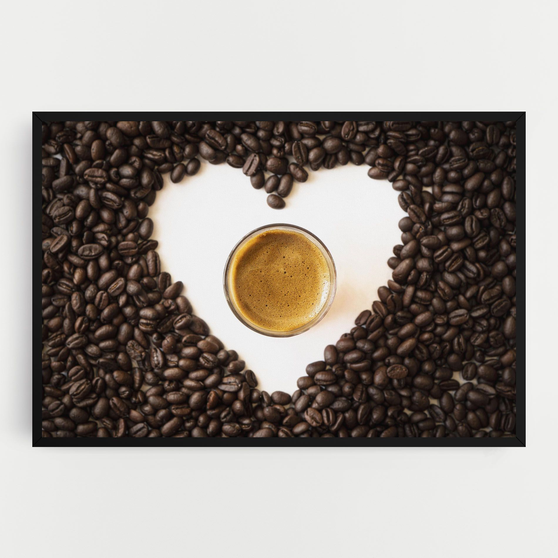 Coffee Bean Heart mockup 0