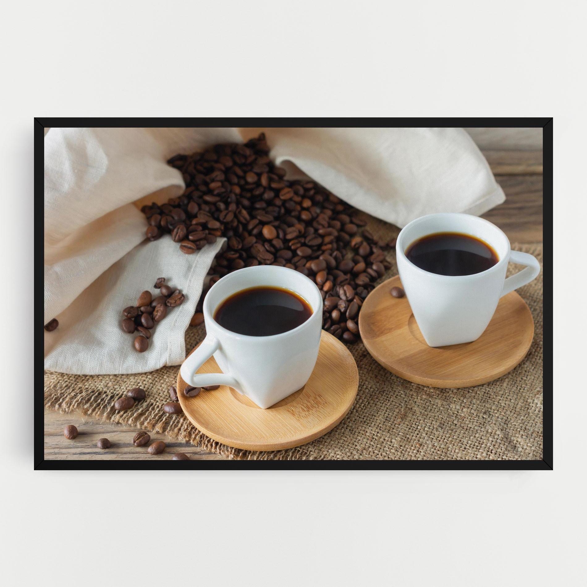 Vászonkép Fresh Espresso mockup 0
