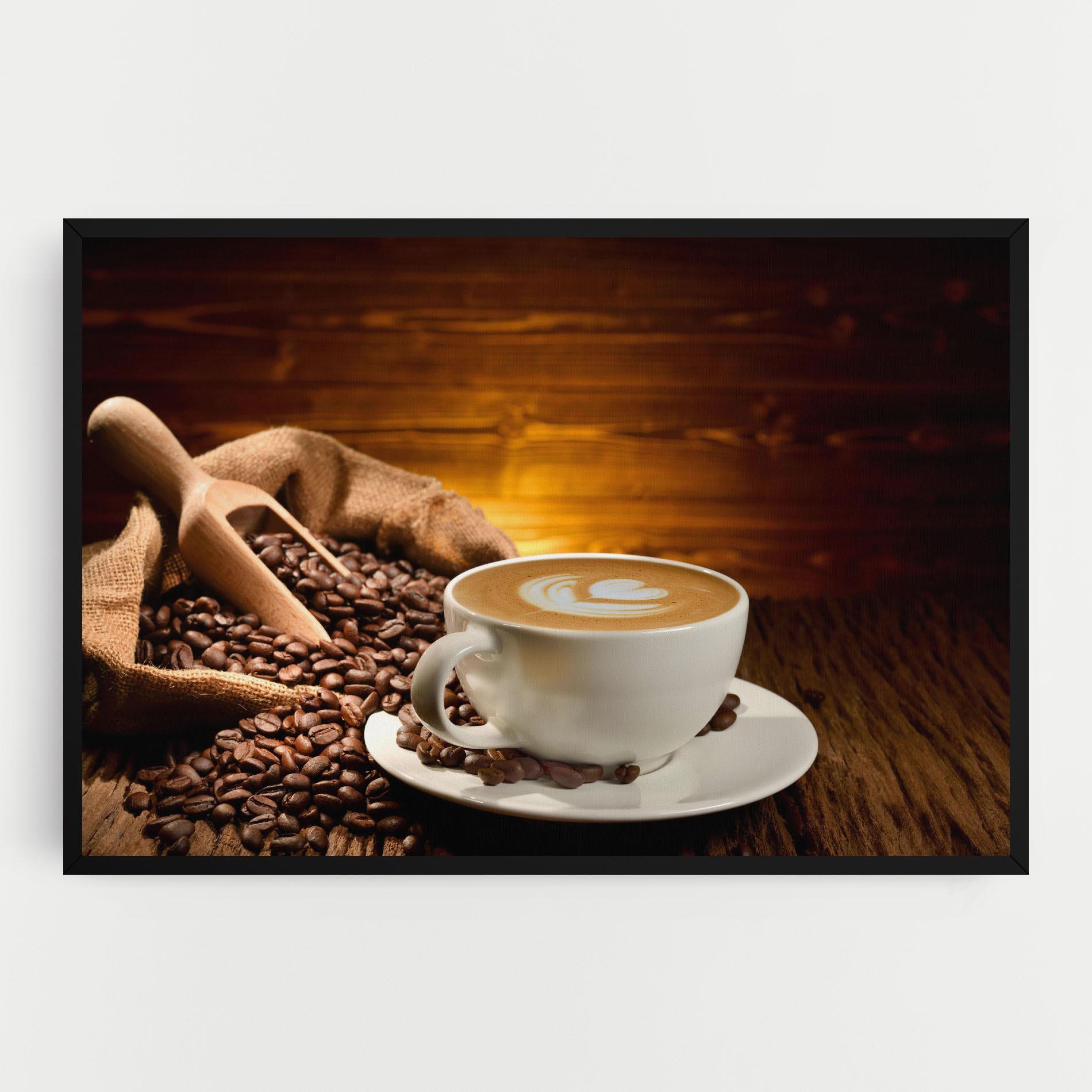 Vászonkép Latte Coffee mockup 0