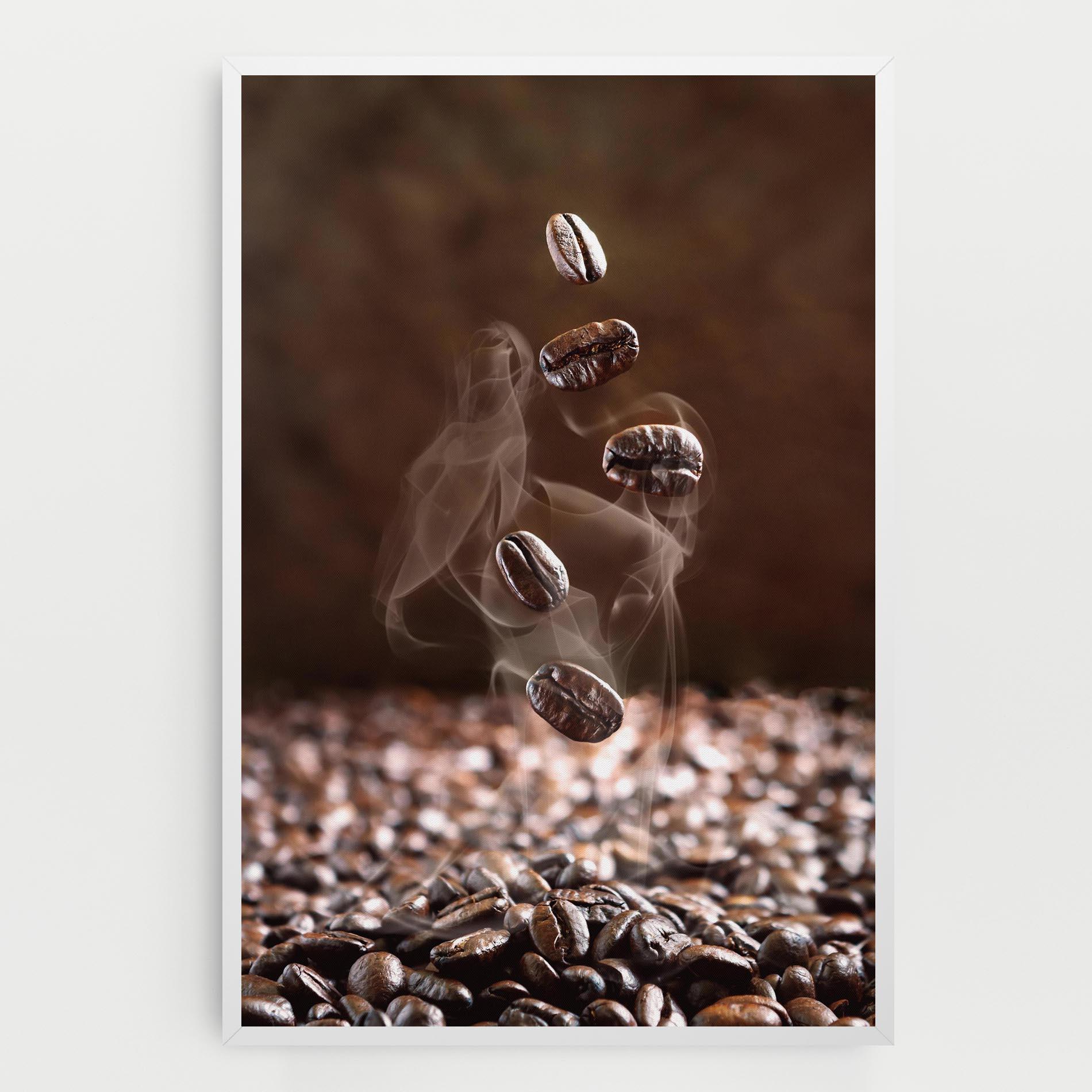 Vászonkép Close Up Falling Beans mockup 0