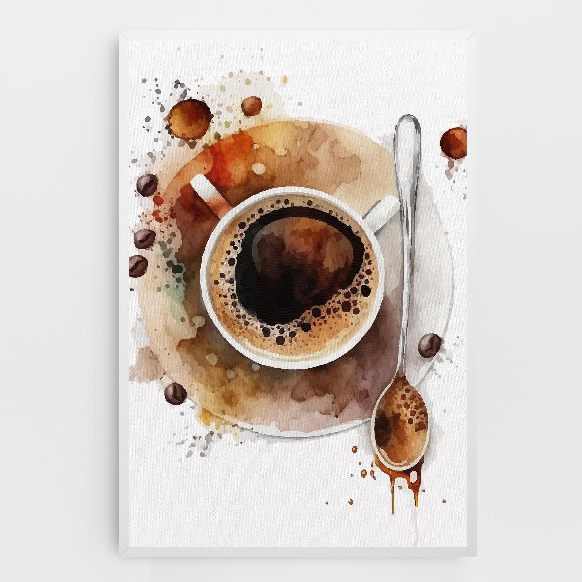 Vászonkép Coffee Liquid mockup 0