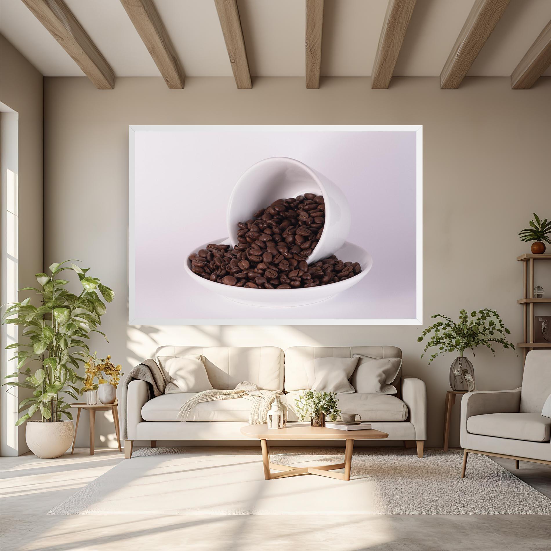 Vászonkép Bowl Of Coffee mockup 6