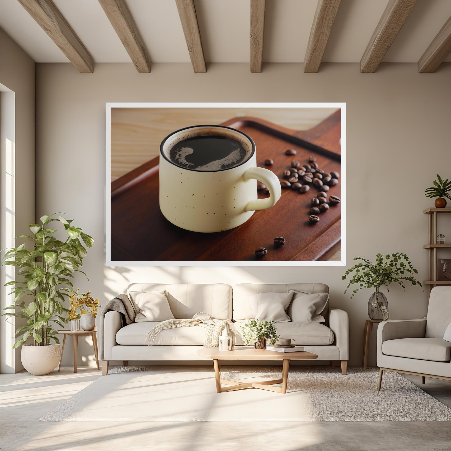 Vászonkép Coffee Served mockup 6