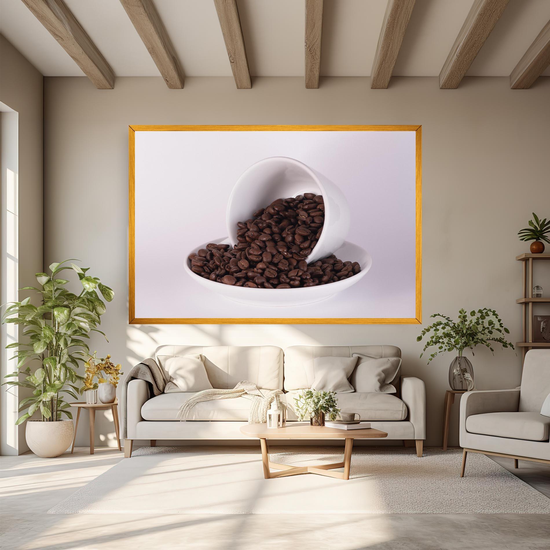 Vászonkép Bowl Of Coffee mockup 6