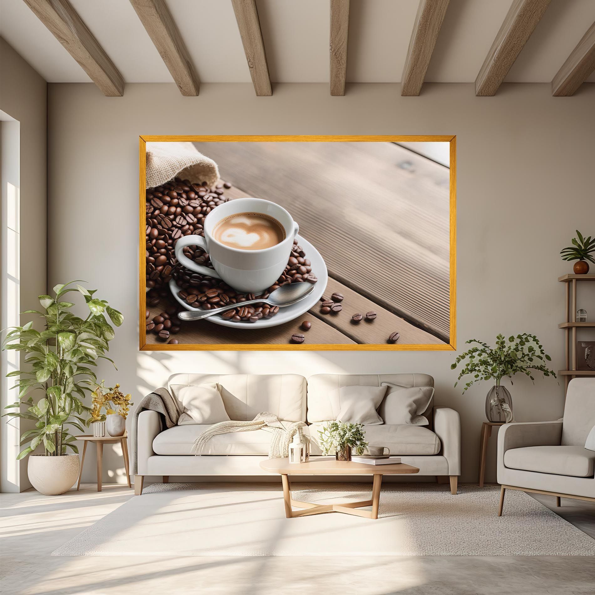 Coffee On Table mockup 6