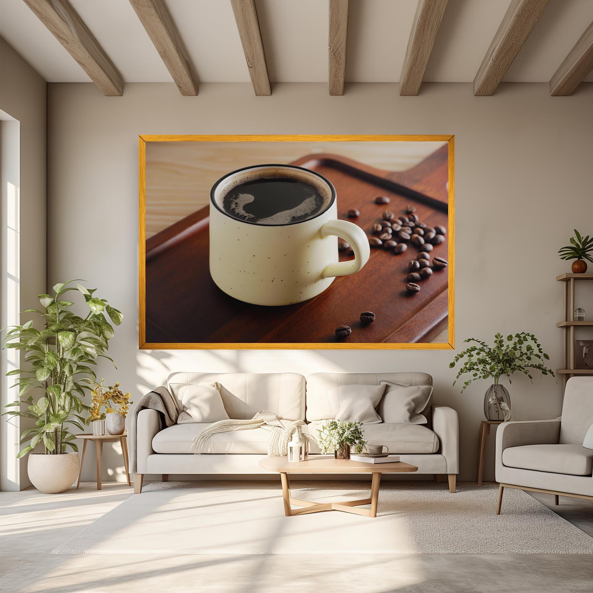 Vászonkép Coffee Served mockup 6