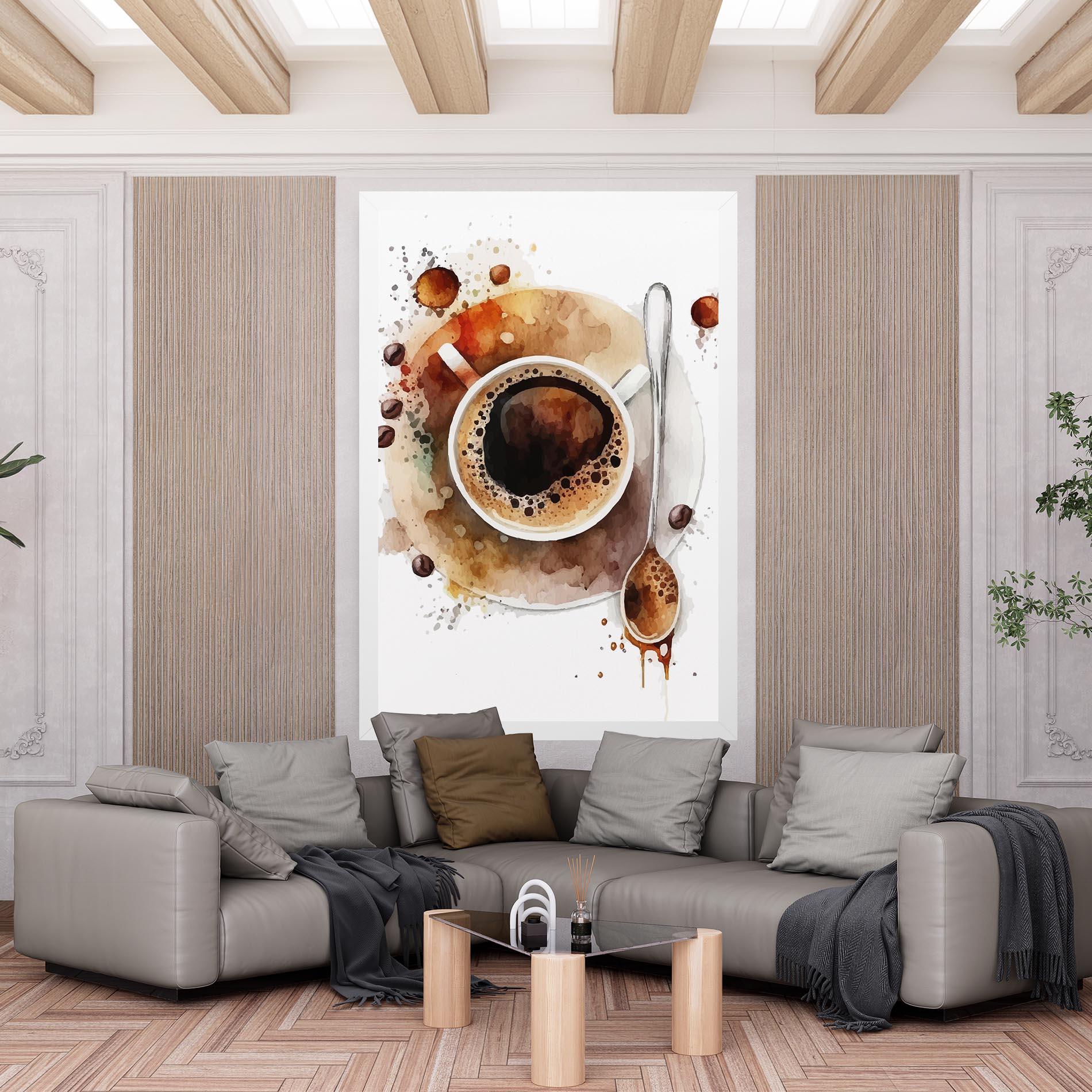 Vászonkép Coffee Liquid mockup 6