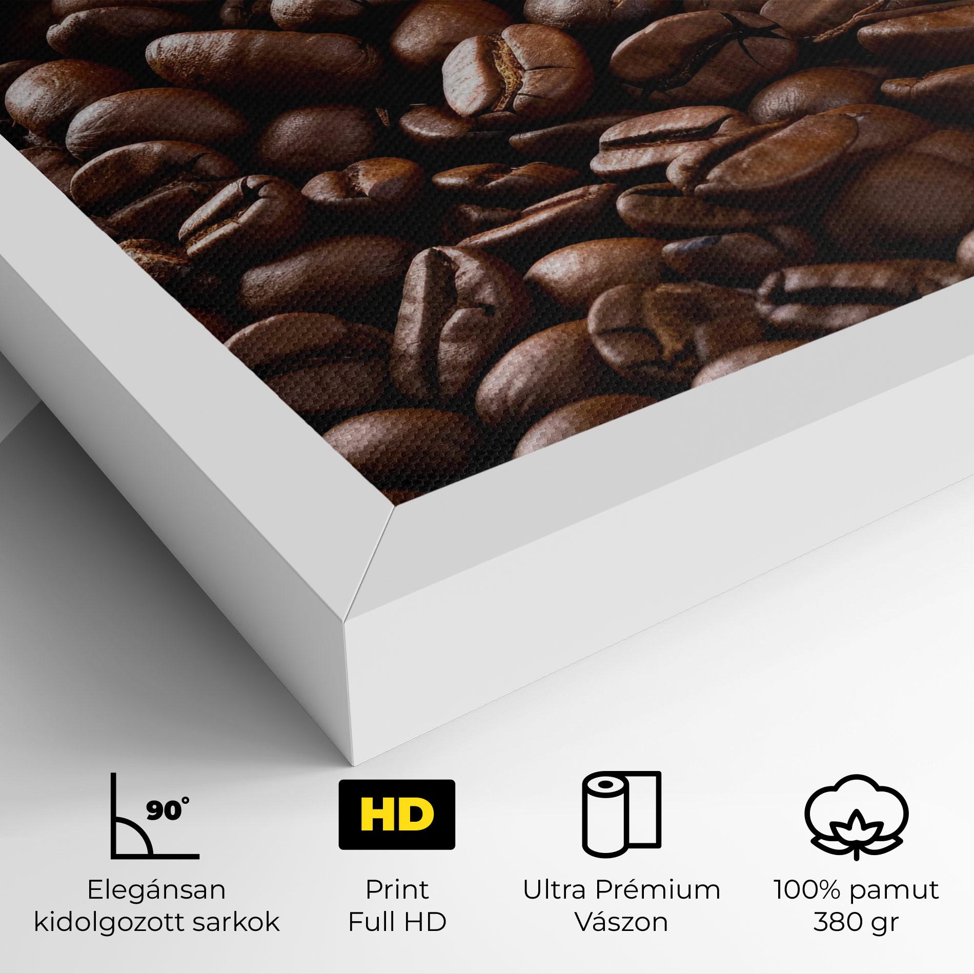 Vászonkép Bag Of Coffee Beans mockup 4